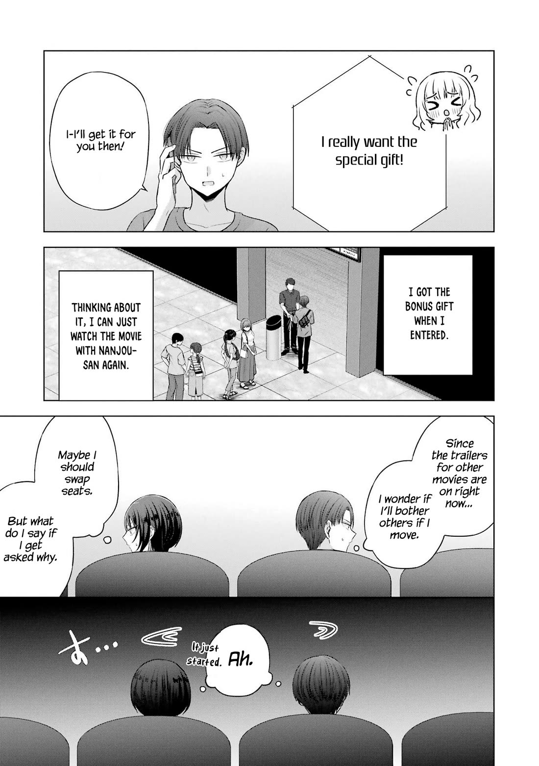 Nanjou-san Wants to Be Held by Me Chapter 25 page 17 - Chapter 25: Saiga-san is thinking again