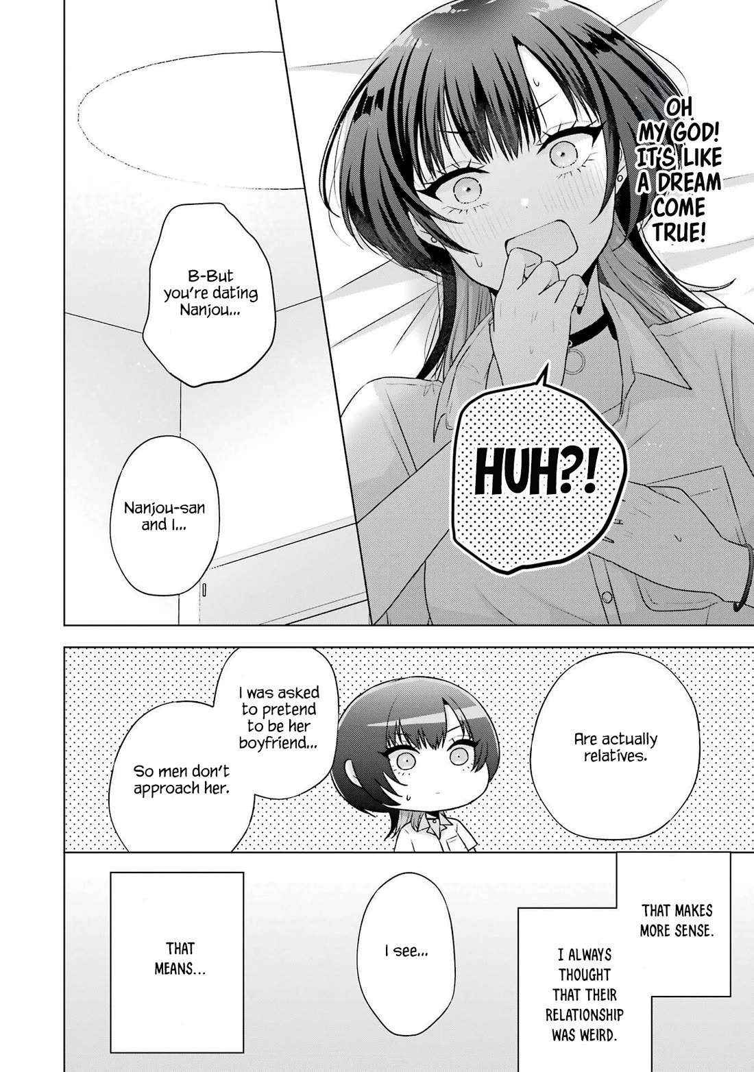 Nanjou-san Wants to Be Held by Me Chapter 25 page 2 - Chapter 25: Saiga-san is thinking again