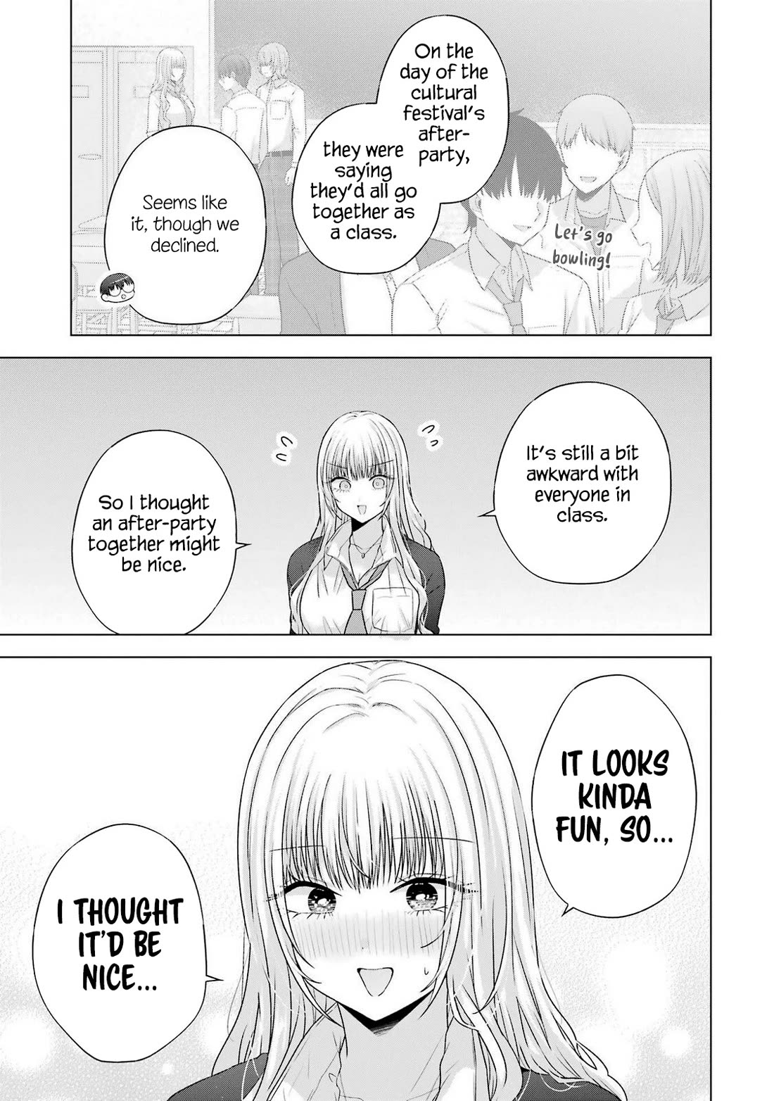 Nanjou-san Wants to Be Held by Me Chapter 30 page 3 - Chapter 30: Bowling with Nanjou-san and everyone
