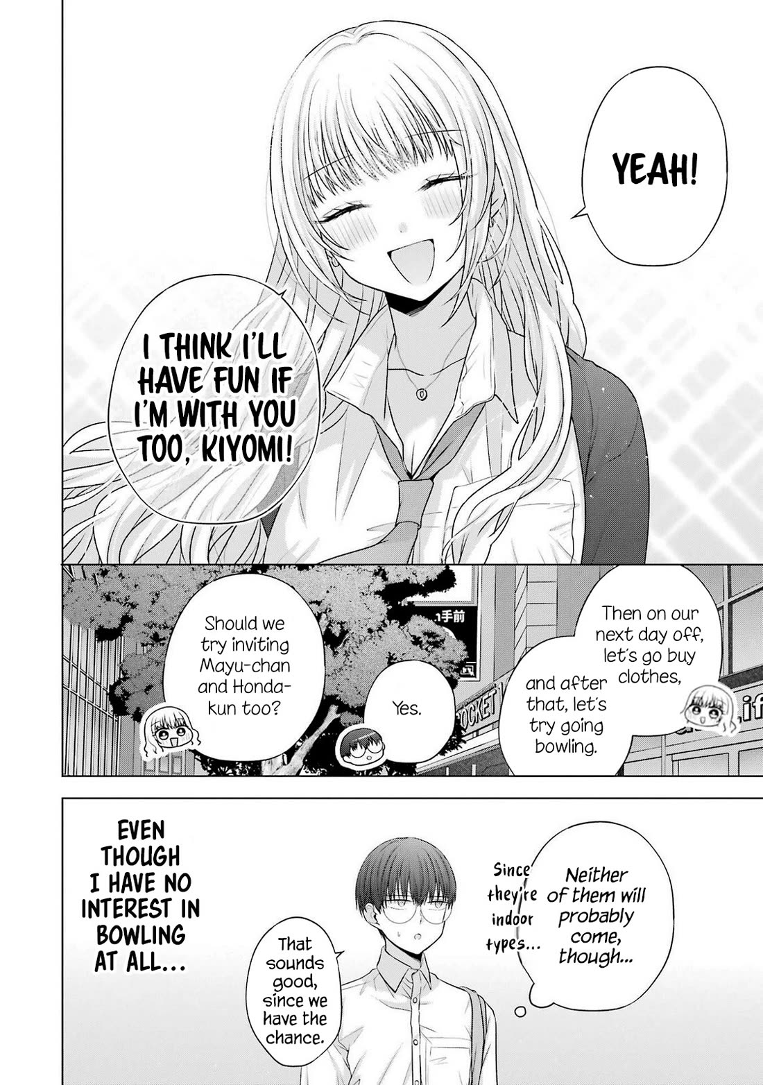 Nanjou-san Wants to Be Held by Me Chapter 30 page 6 - Chapter 30: Bowling with Nanjou-san and everyone