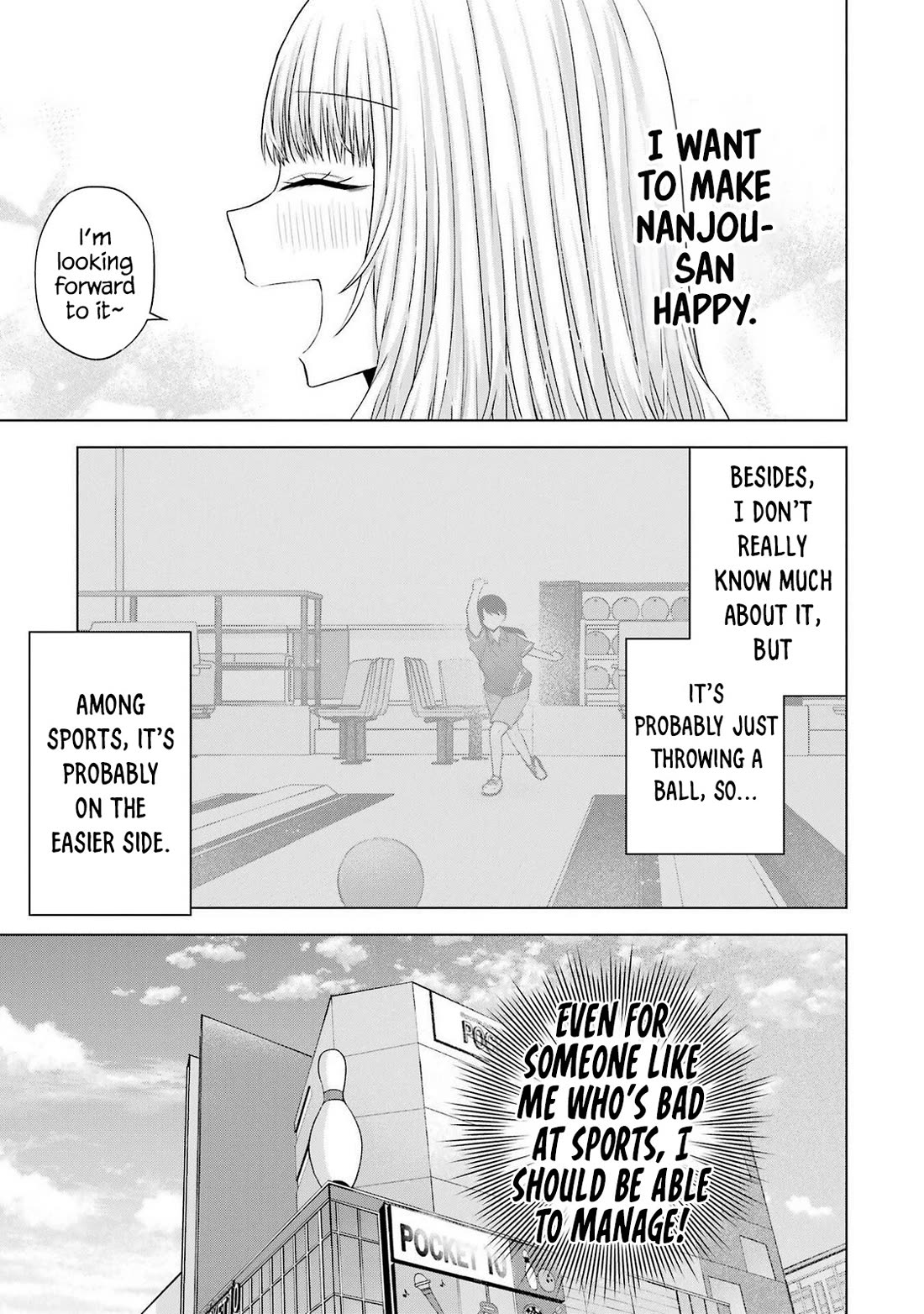 Nanjou-san Wants to Be Held by Me Chapter 30 page 7 - Chapter 30: Bowling with Nanjou-san and everyone
