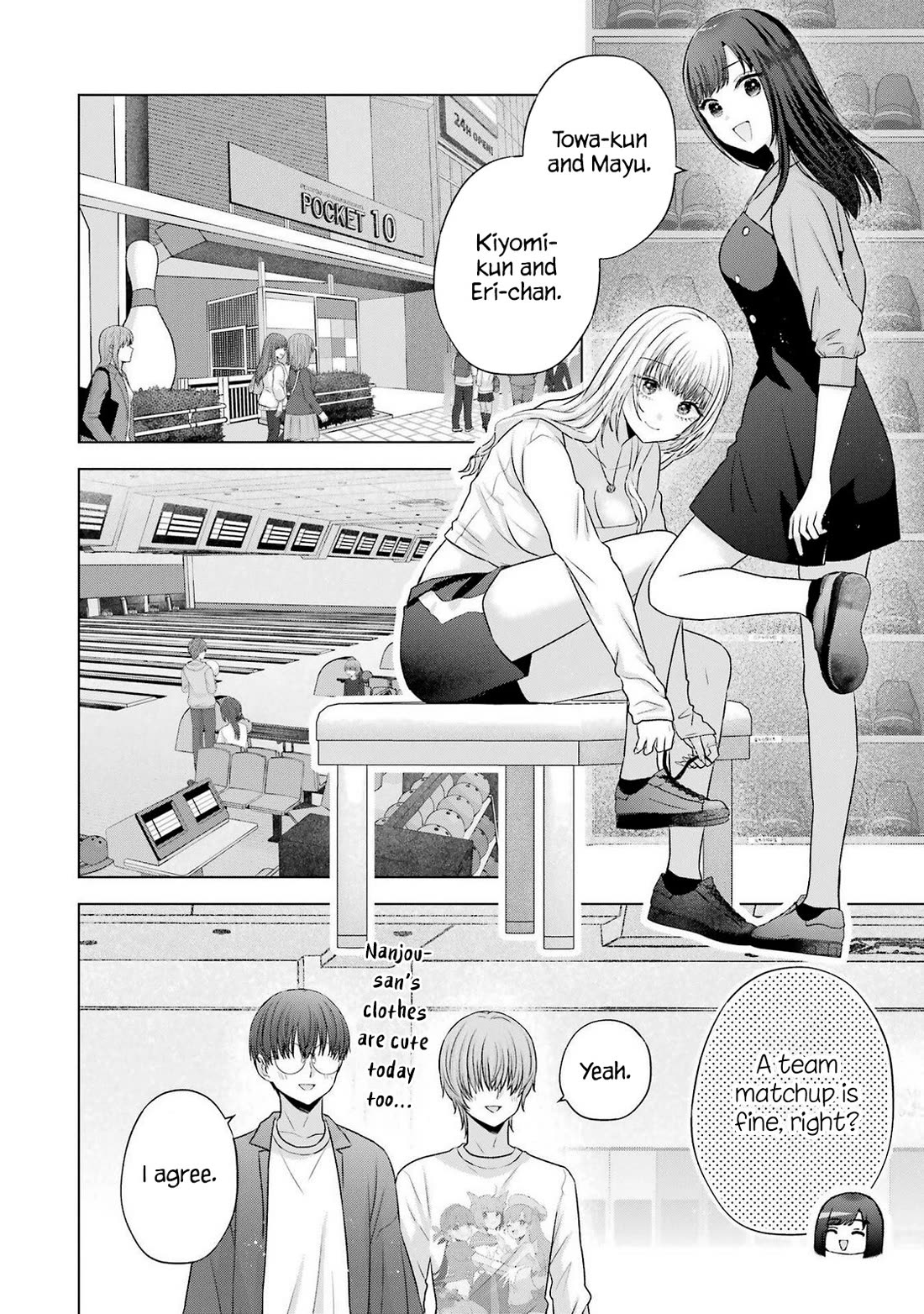 Nanjou-san Wants to Be Held by Me Chapter 30 page 8 - Chapter 30: Bowling with Nanjou-san and everyone