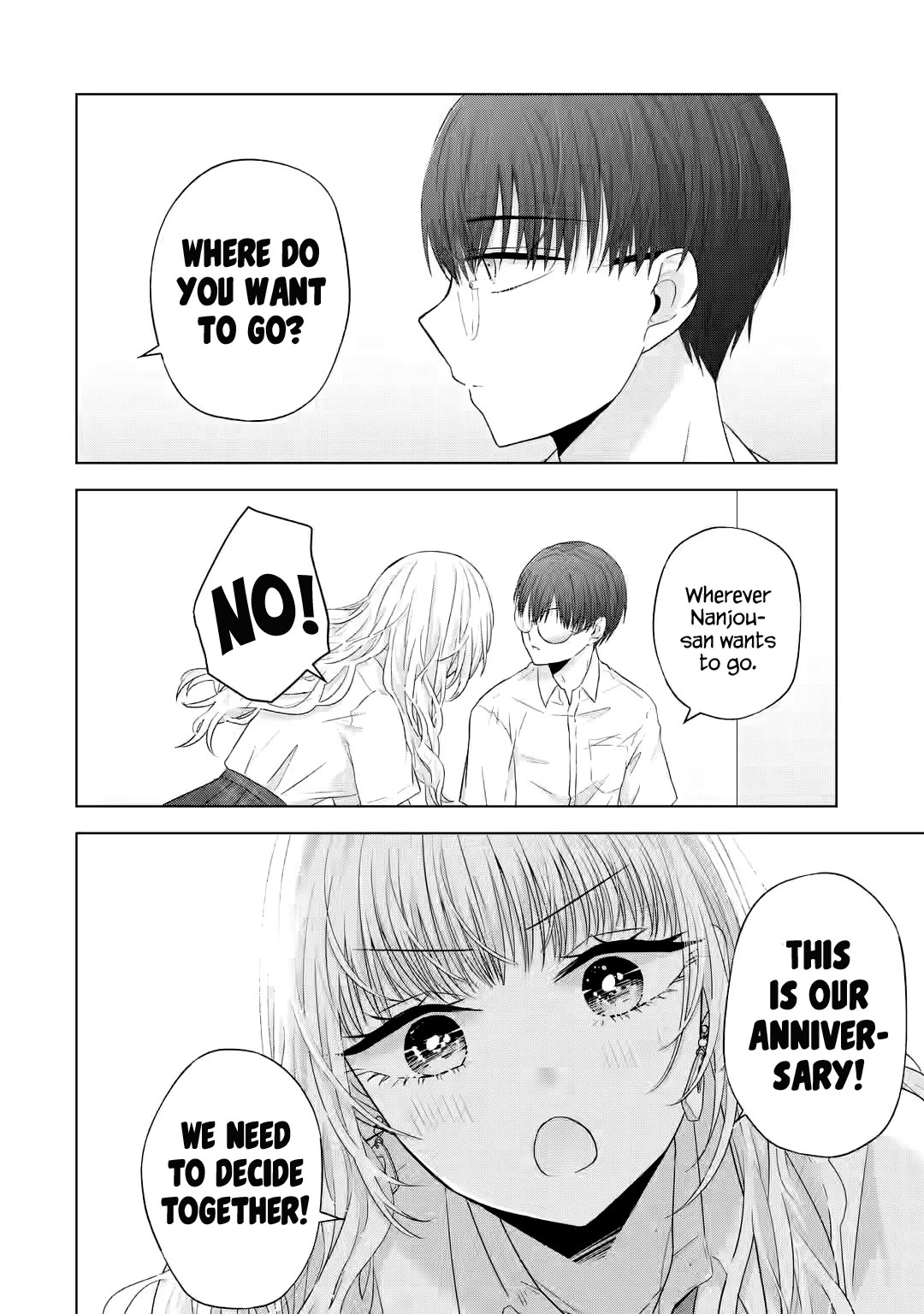 Nanjou-san Wants to Be Held by Me Chapter 8 page 3 - Chapter 8: My anniversary with Nanjou-san