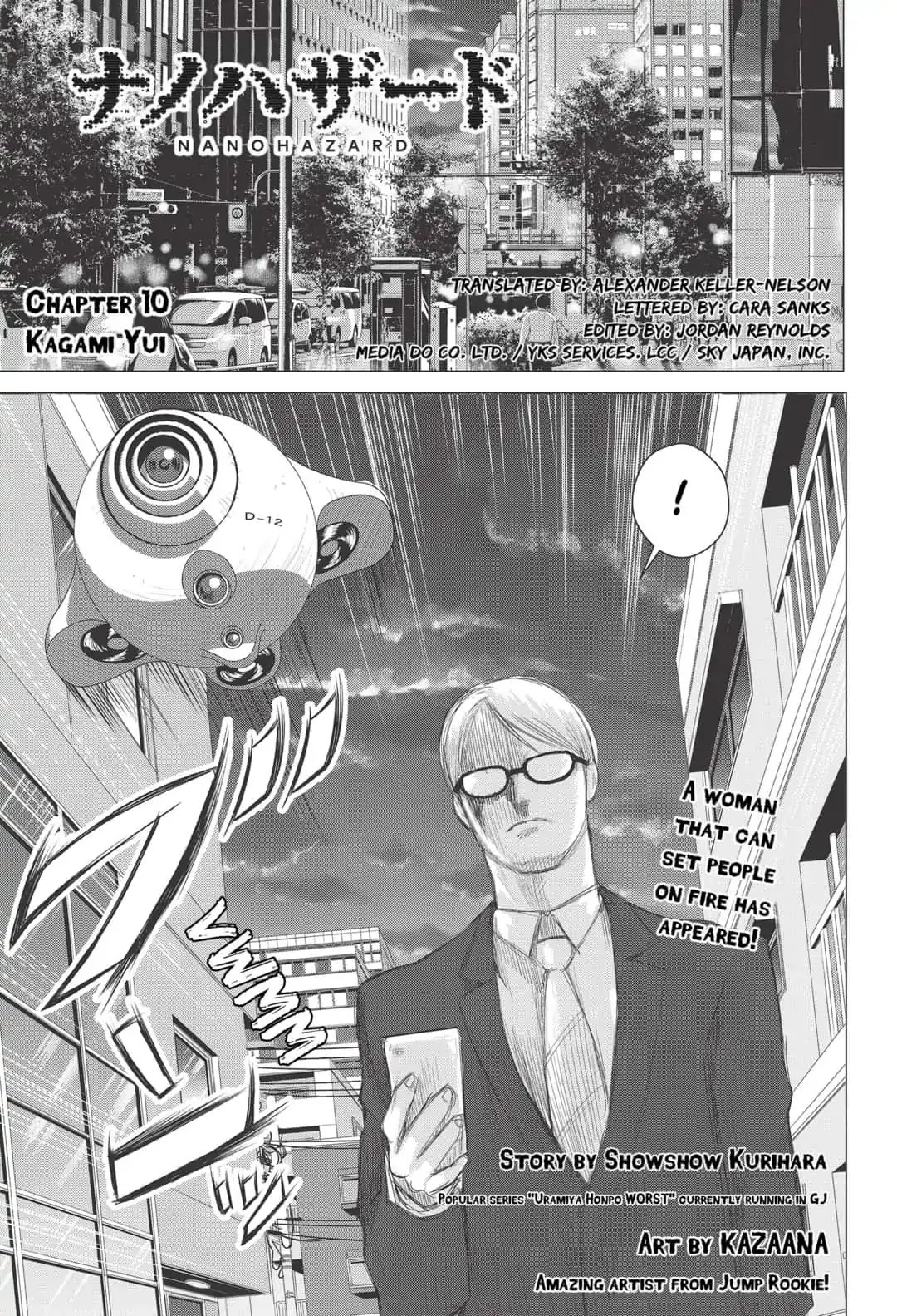 Nano Hazard Chapter 10 page 1 - Chapter 10: KAGAMI YUI
