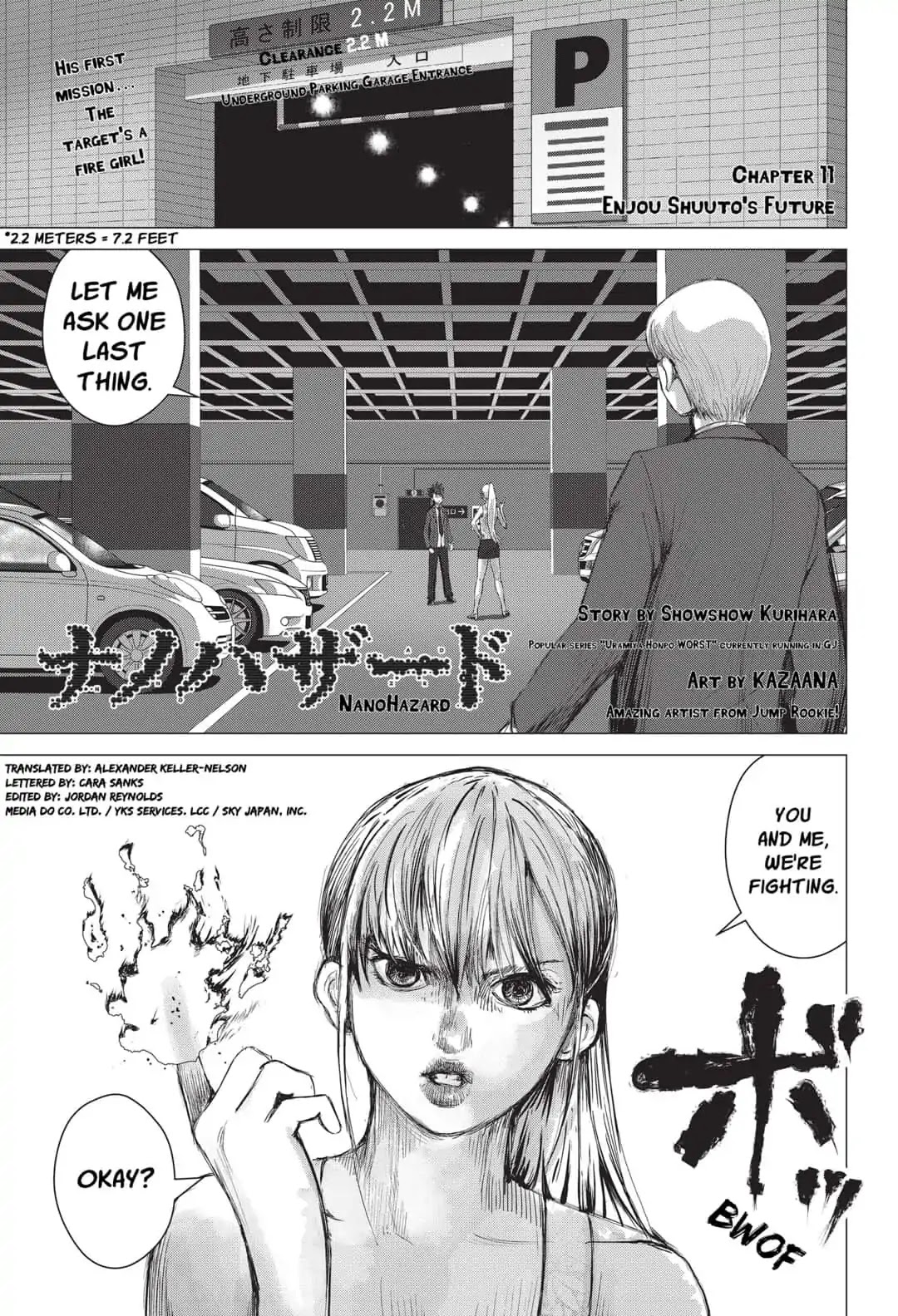 Nano Hazard Chapter 11 page 1 - Chapter 11: ENJOU SHUUTO'S FUTURE
