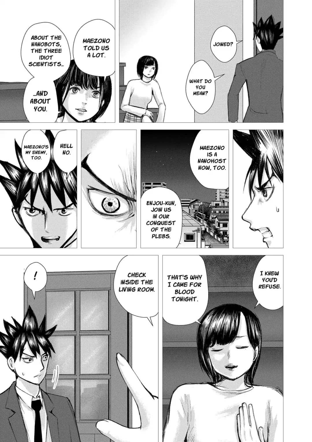 Nano Hazard Chapter 21 page 19 - Chapter 21: A SHOCKING NIGHT