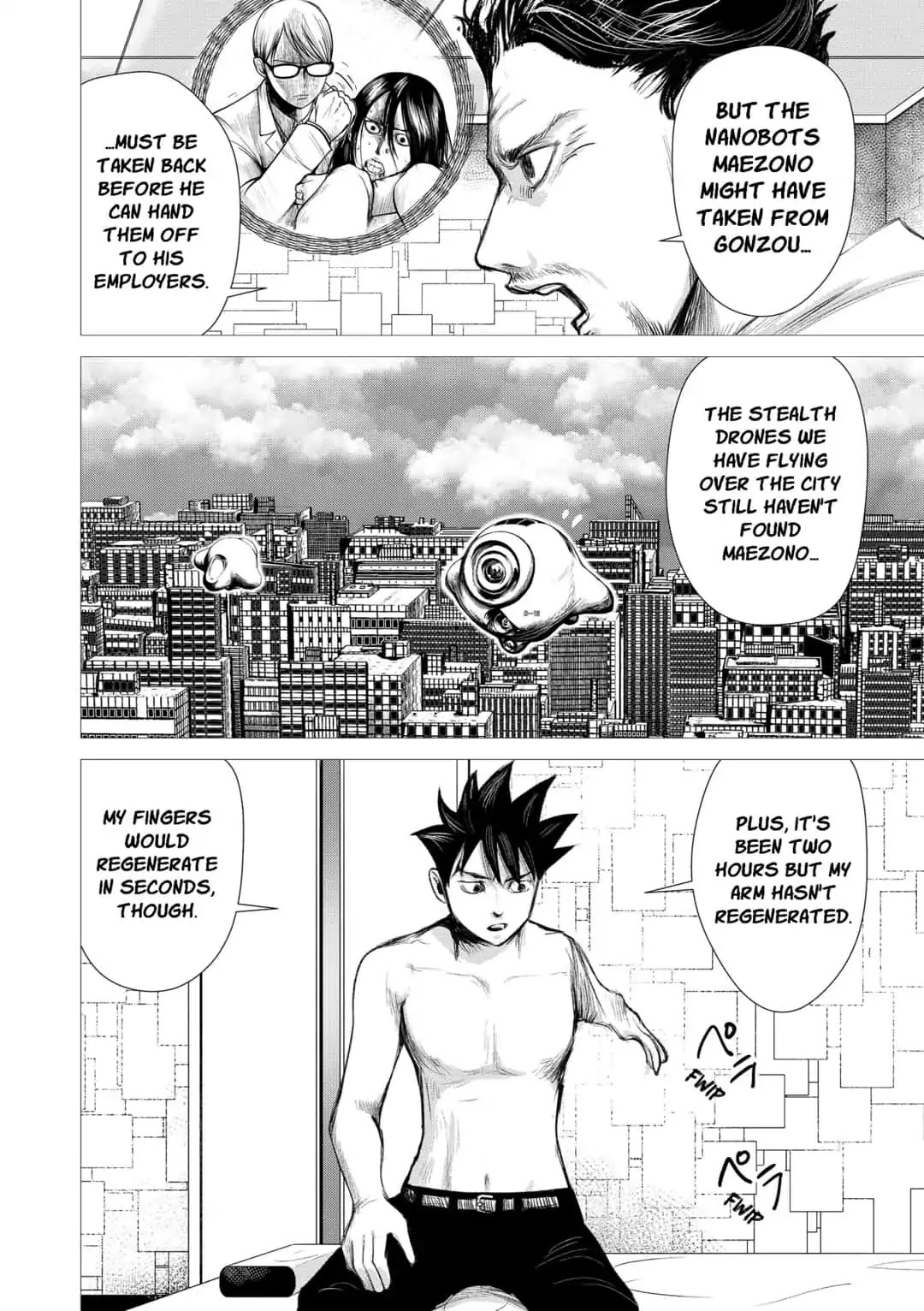 Nano Hazard Chapter 21 page 4 - Chapter 21: A SHOCKING NIGHT