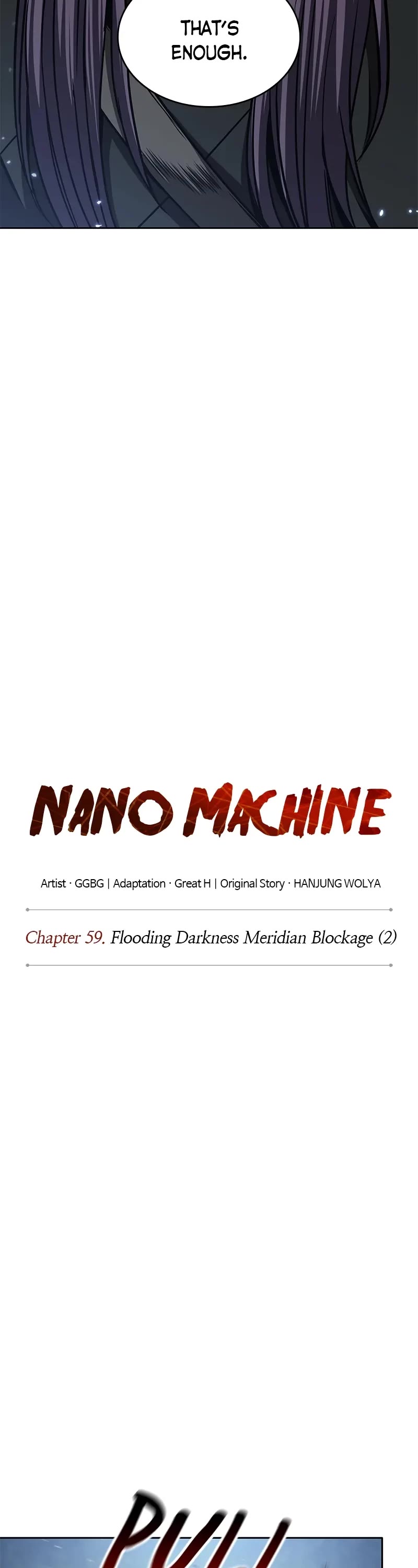 Nano Machine Chapter 169 page 7 - Chapter 169: 59. Flooding Darkness Meridian Blockage (2)