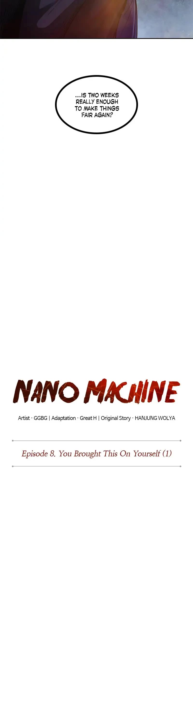 Nano Machine Chapter 17 page 7 - Chapter 17: 8 - You Brought This on Yourself (1)