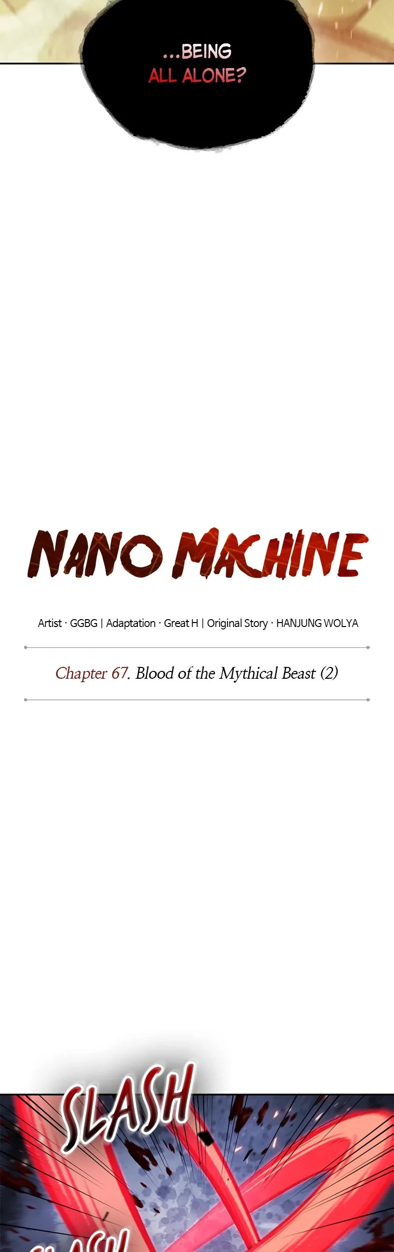 Nano Machine Chapter 196 page 9 - Chapter 196: 67. Blood of the Mythical Beast (2)