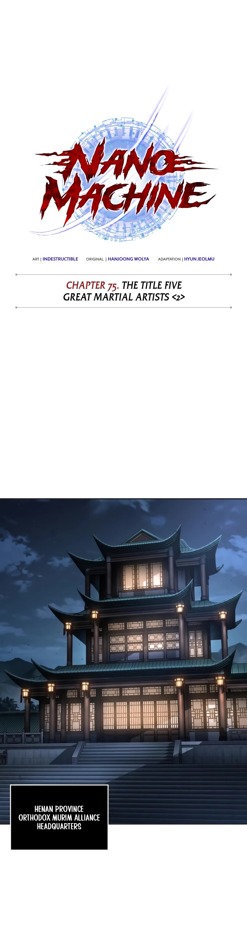 Nano Machine Chapter 221 page 9 - Chapter 221: 75. The Title Five Great Martial Artists (2)