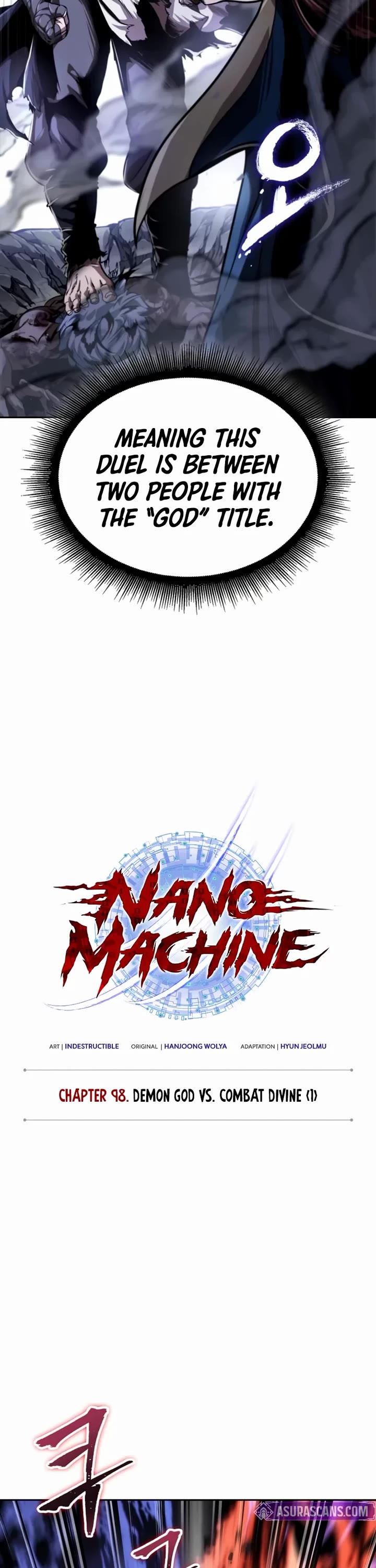 Nano Machine Chapter 298 page 3 - Chapter 298: 98. Demon God vs. Combat Divine <1>