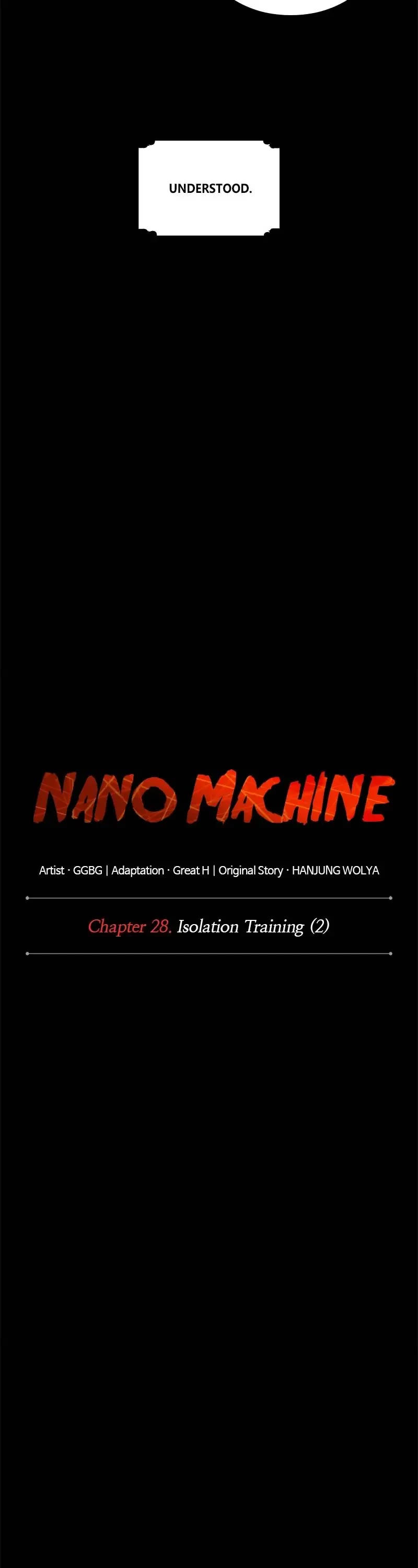 Nano Machine Chapter 71 page 6 - Chapter 71: 28. Isolation Training (2)