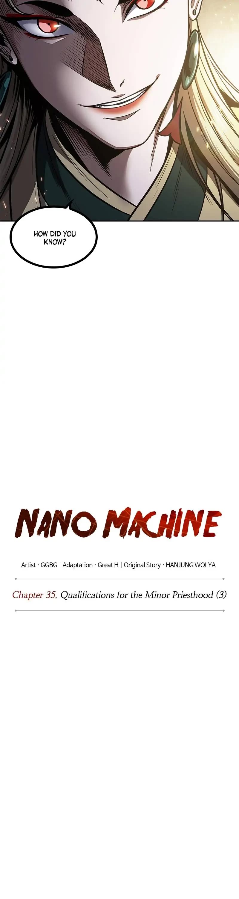 Nano Machine Chapter 89 page 6 - Chapter 89: 35. Qualifications for the Minor Priesthood (3)