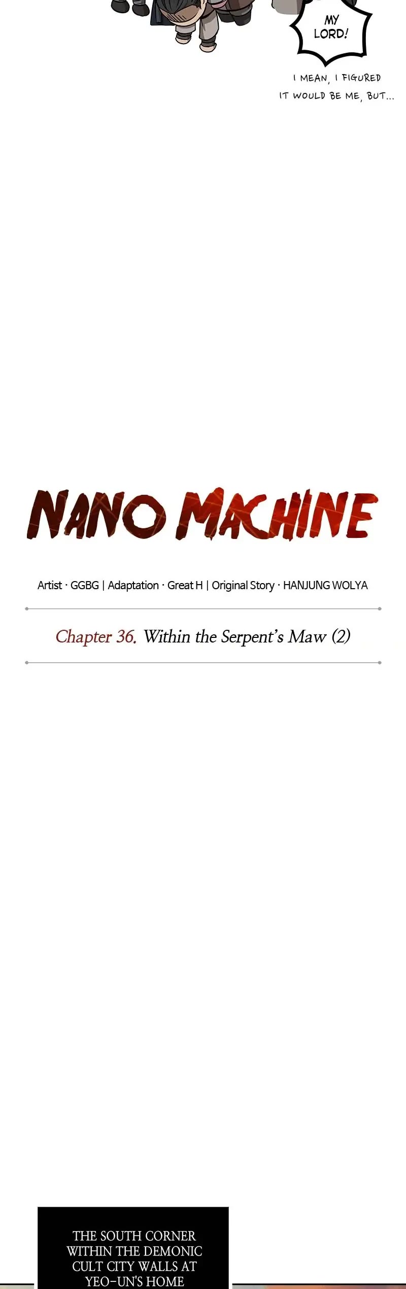 Nano Machine Chapter 92 page 5 - Chapter 92: 36. Within the Serpent's Maw (2)