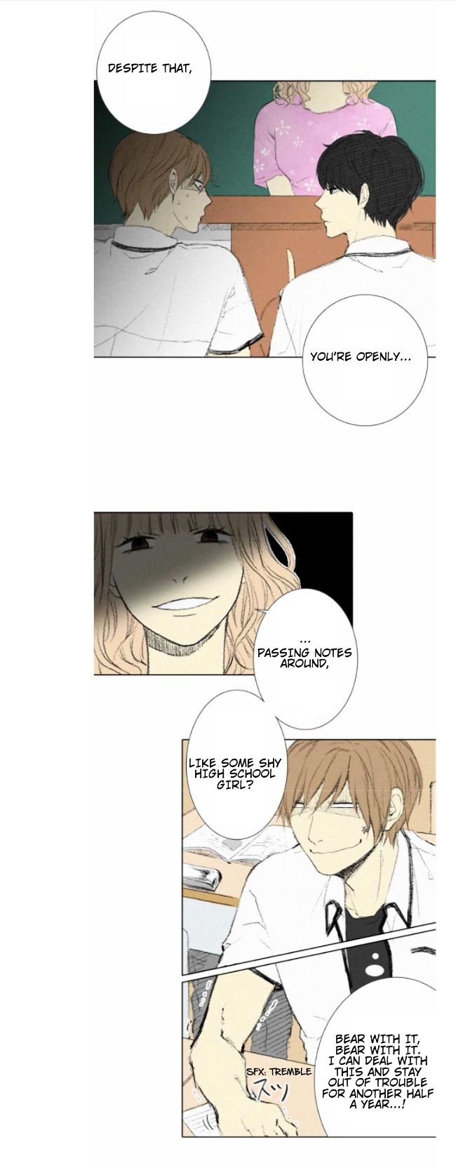 Nanohana Boys Chapter 3 page 5 - Chapter 3 : Was I found out? (3)