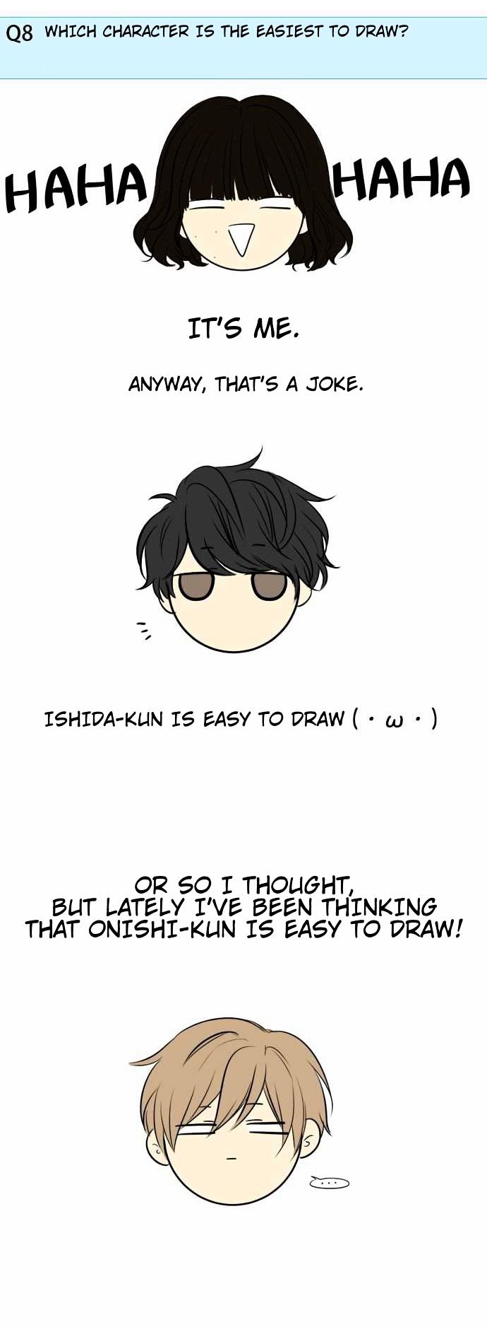 Nanohana Boys Chapter 33.1 page 7 - Chapter 33.1 : Q&A