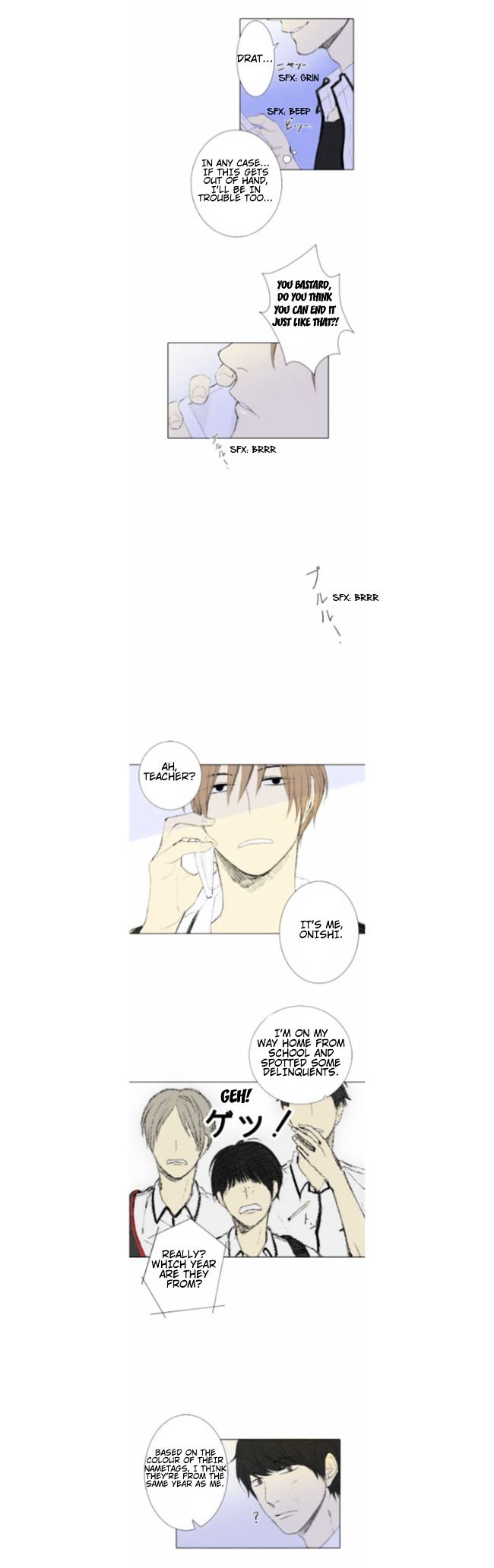 Nanohana Boys Chapter 6 page 6 - Chapter 6 : A real friend (2)