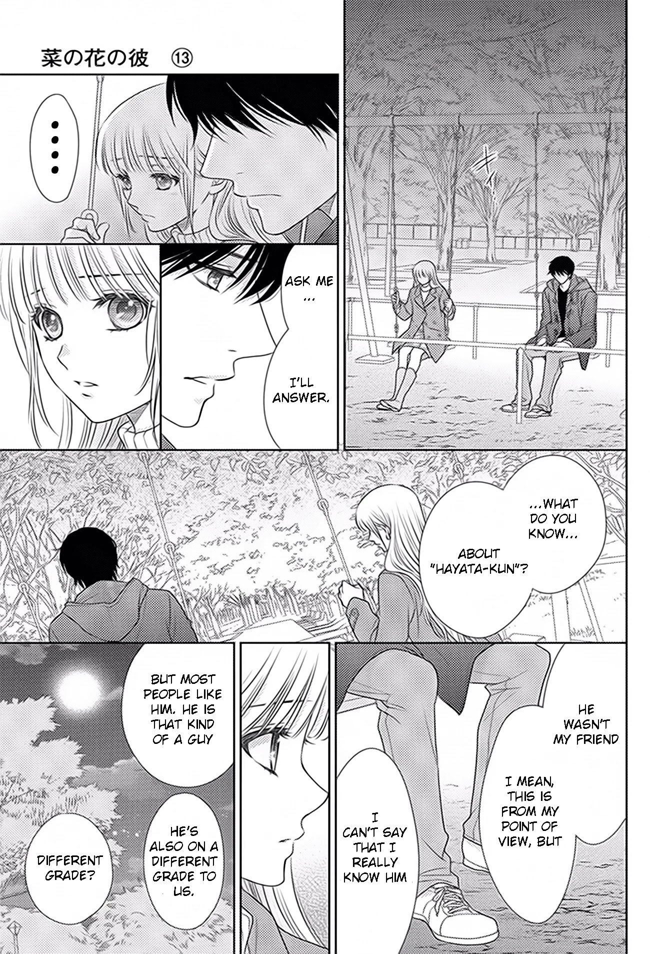 Nanohana no Kare Chapter 72 page 17 - Chapter 72