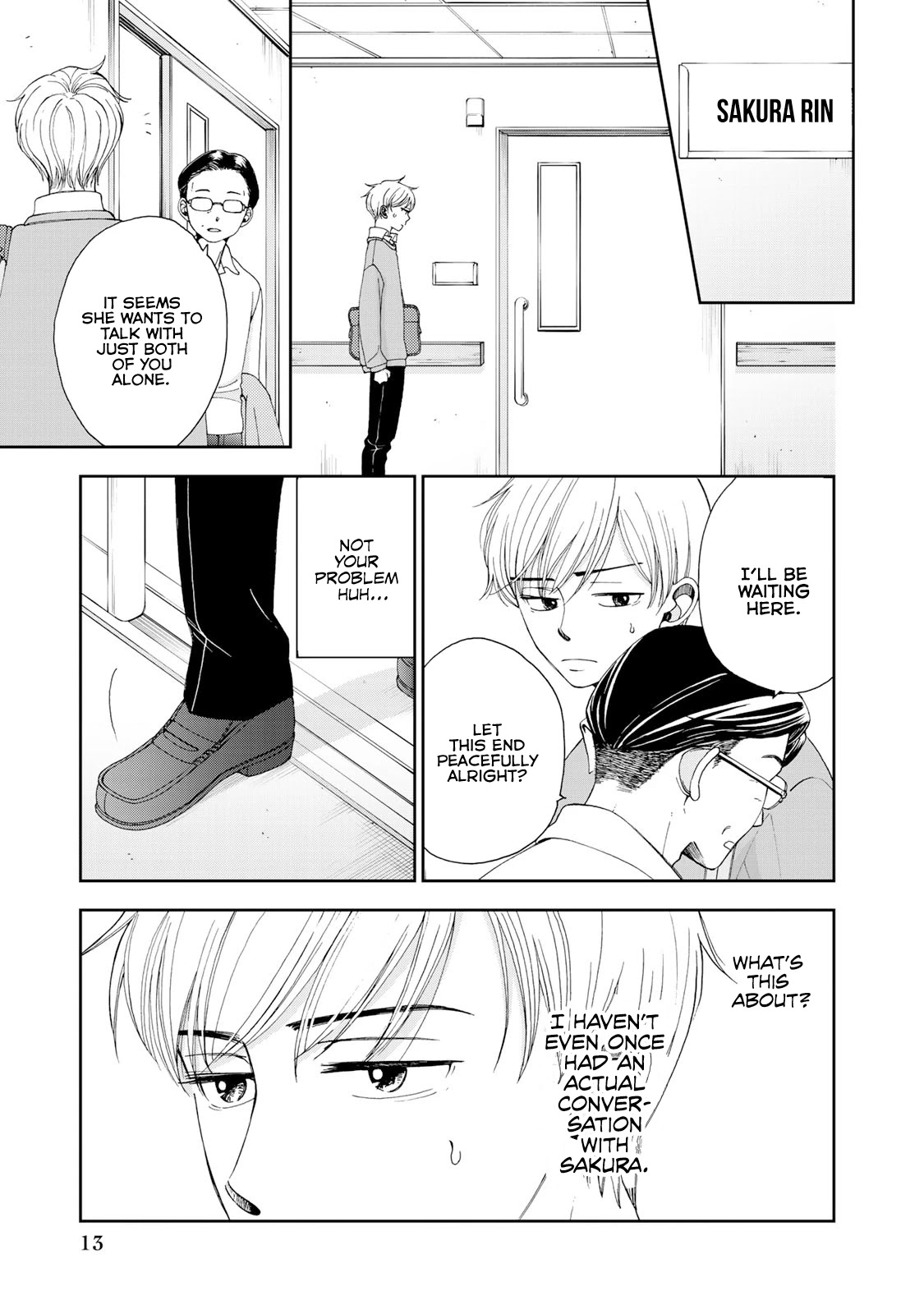 Naraku no Futari Chapter 1 page 14 - Chapter 1: The Day of Fall