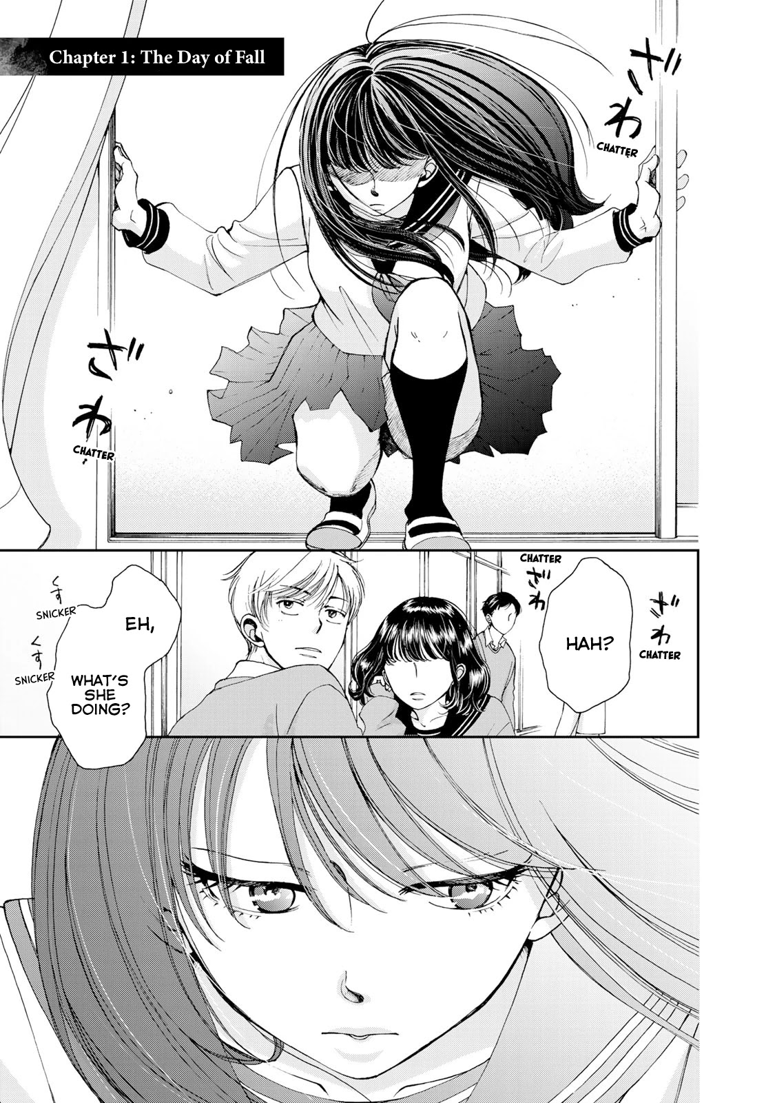 Naraku no Futari Chapter 1 page 4 - Chapter 1: The Day of Fall