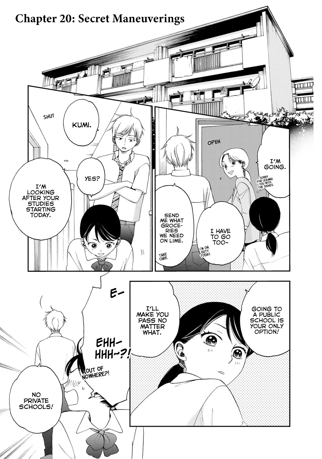 Naraku no Futari Chapter 20 page 1 - Chapter 20: Secret Maneuverings