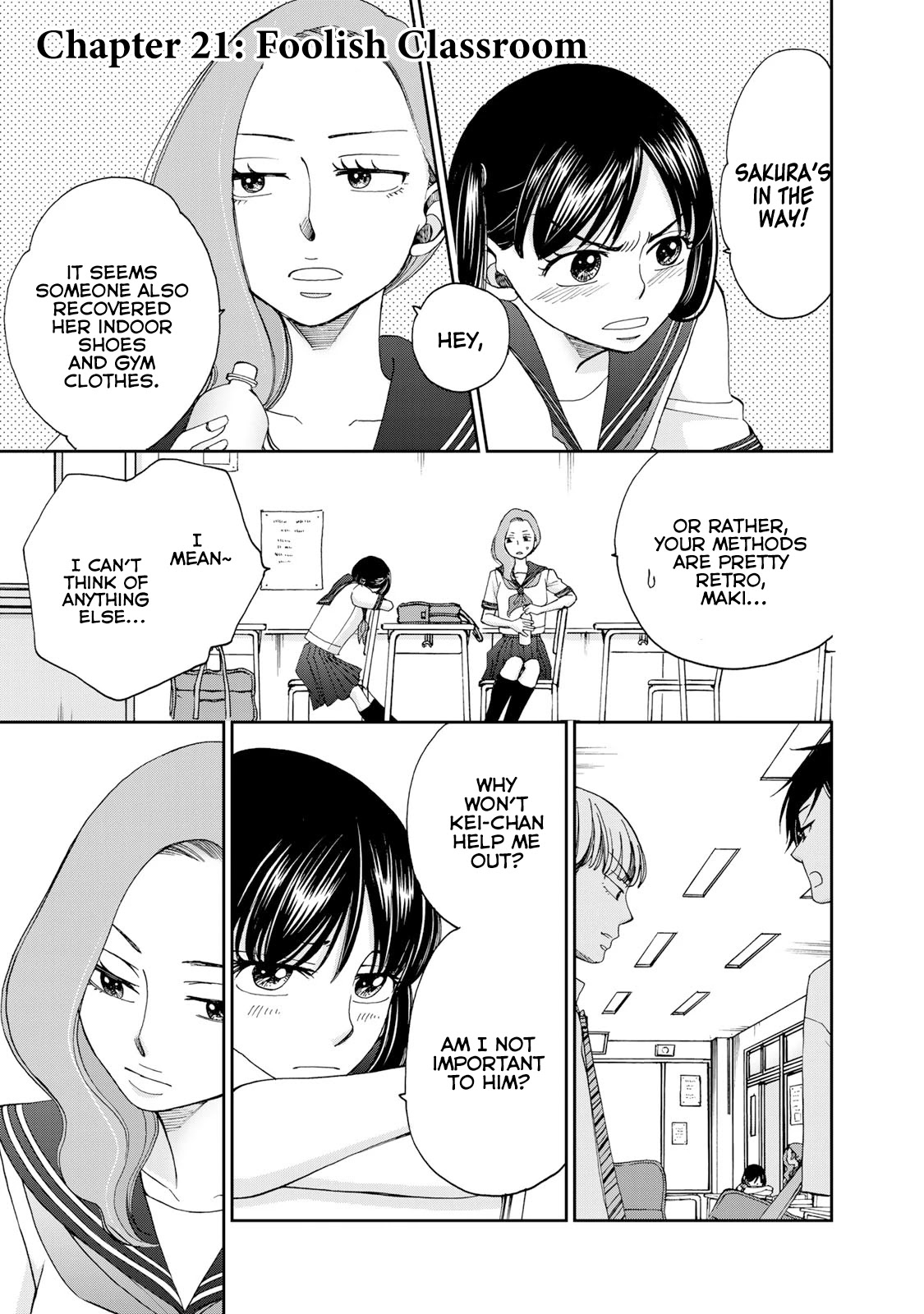 Naraku no Futari Chapter 21 page 1 - Chapter 21: Foolish Classroom