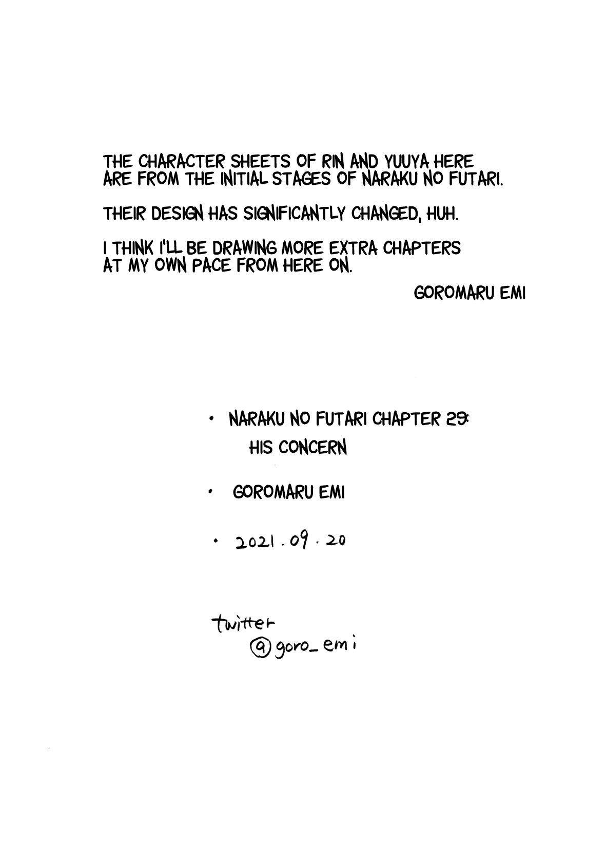 Naraku no Futari Chapter 29 page 16 - Chapter 29: His Concern