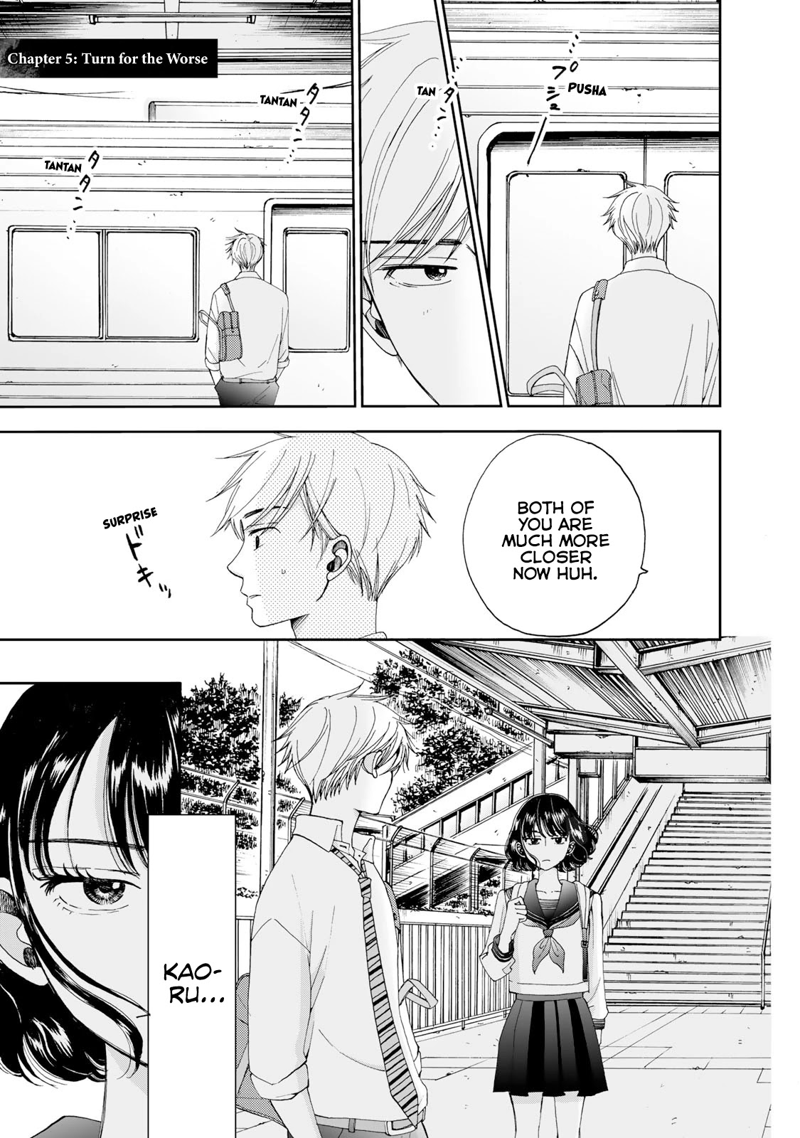 Naraku no Futari Chapter 5 page 1 - Chapter 5: Turn for the Worse