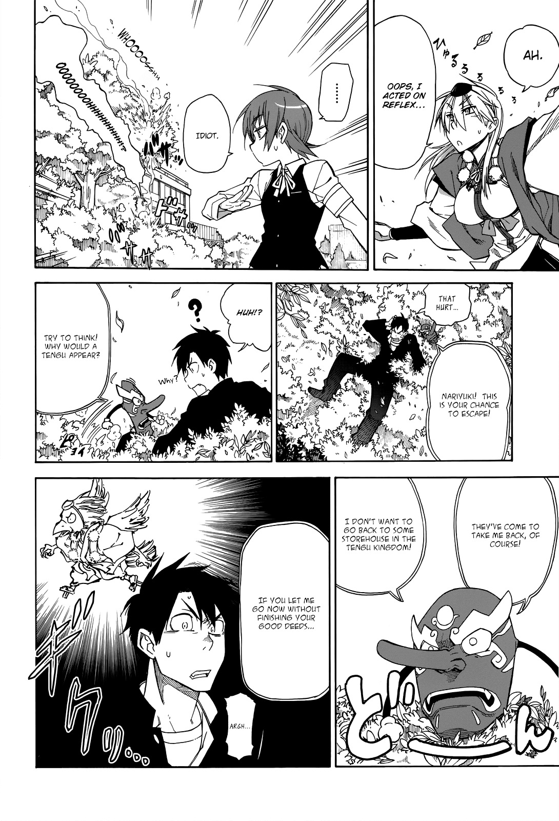 Nariyuki Makase no Tengu Michi Chapter 1.2 page 13 - Chapter 1 v2 : Does Trouble Start in Heaven or Earth?