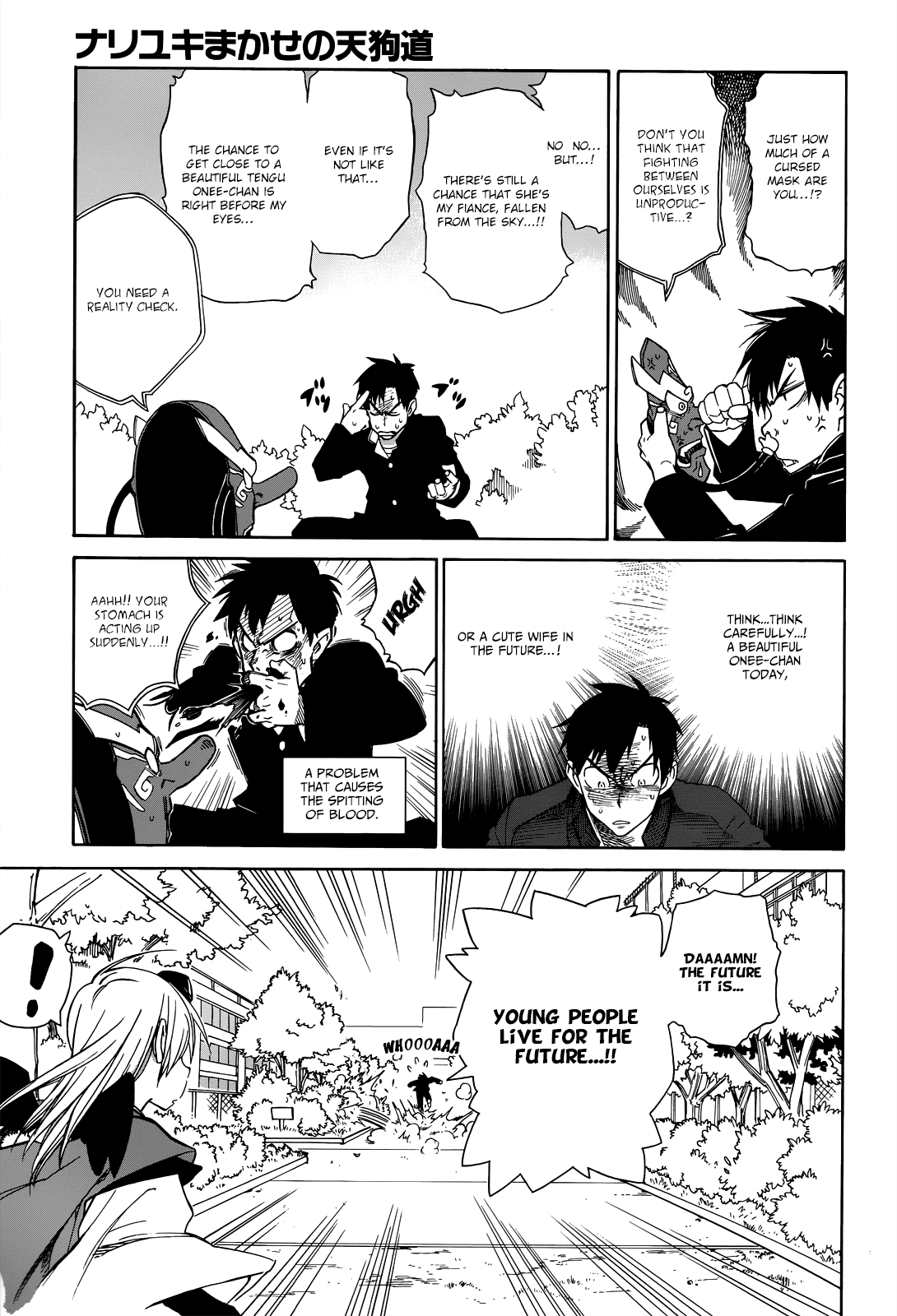 Nariyuki Makase no Tengu Michi Chapter 1.2 page 14 - Chapter 1 v2 : Does Trouble Start in Heaven or Earth?