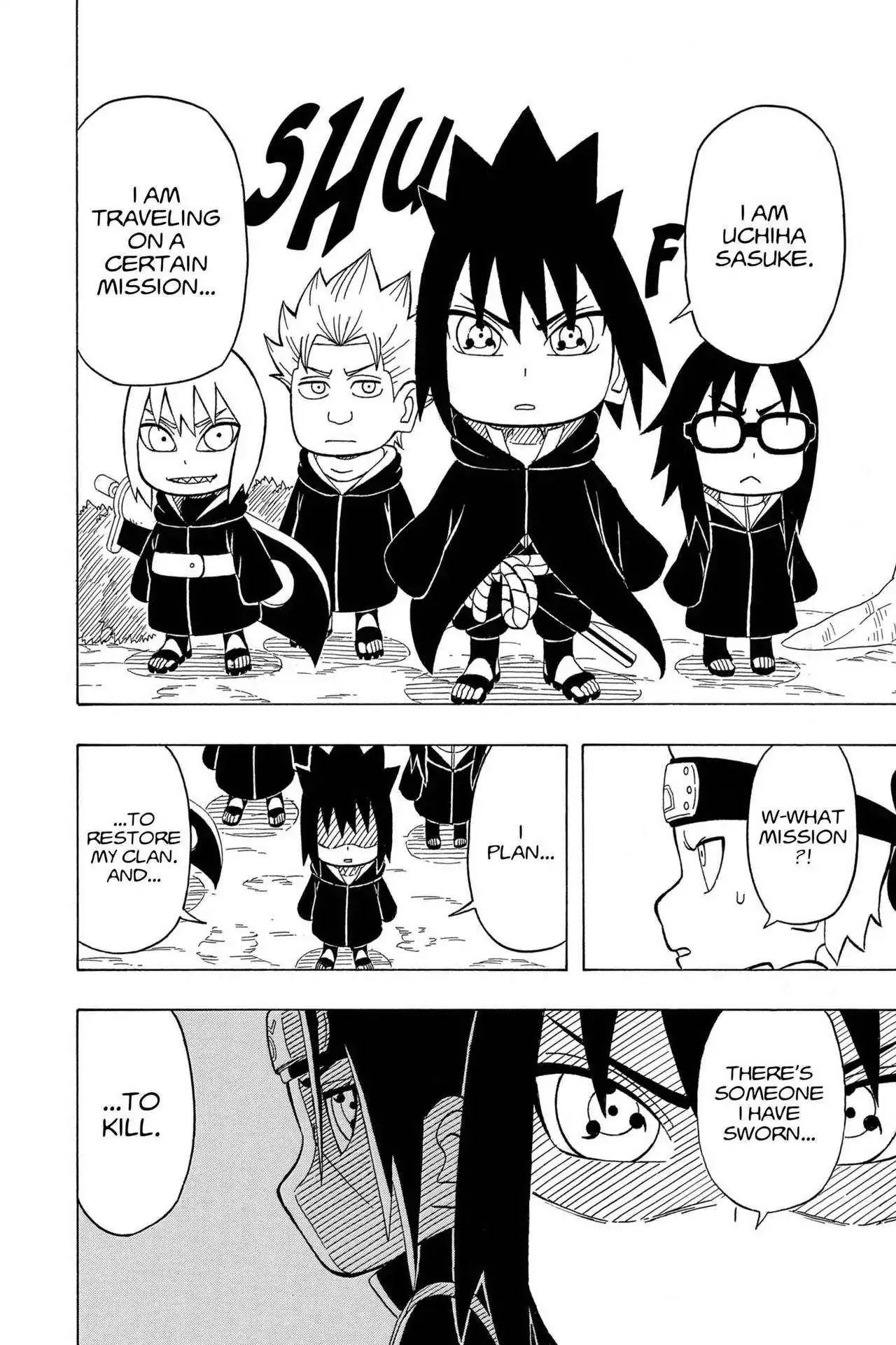 Naruto: Chibi Sasuke's Sharingan Legend Chapter 1 page 10 - Chapter 1: Uchiha Sasuke!!