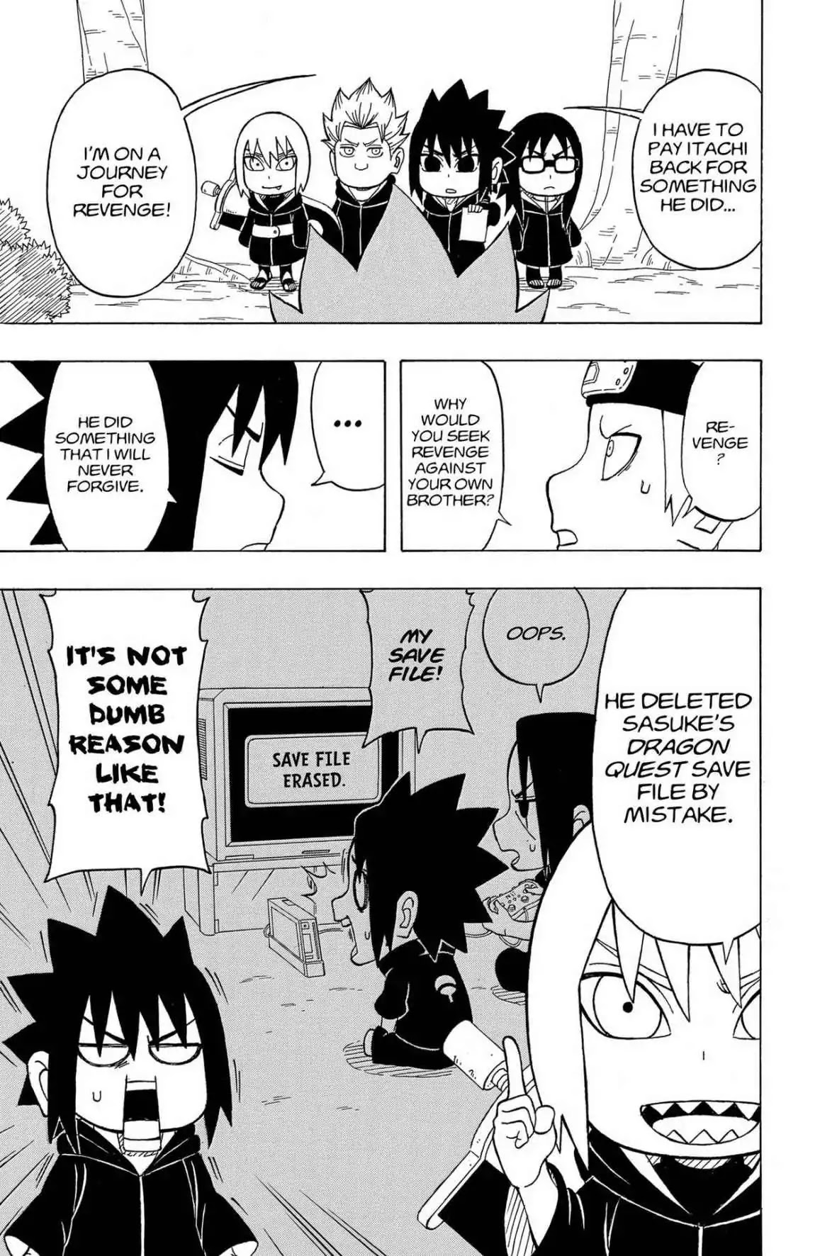 Naruto: Chibi Sasuke's Sharingan Legend Chapter 1 page 15 - Chapter 1: Uchiha Sasuke!!