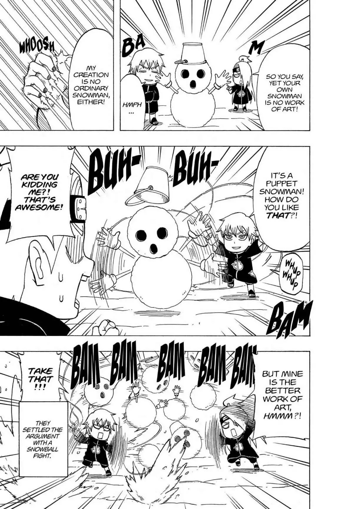 Naruto: Chibi Sasuke's Sharingan Legend Chapter 10 page 11 - Chapter 10: The Akatsuki's Winter Vacation!!