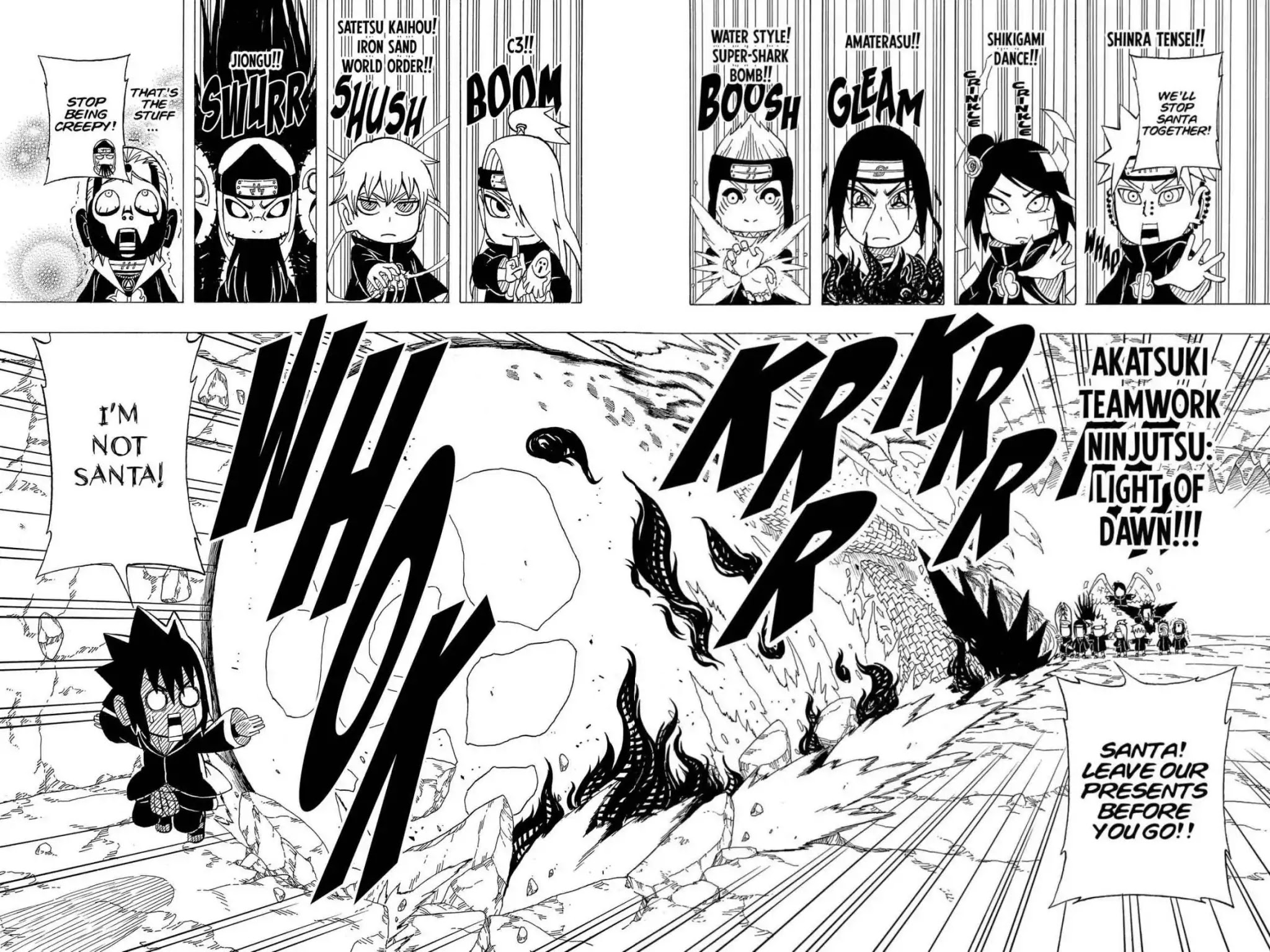 Naruto: Chibi Sasuke's Sharingan Legend Chapter 10 page 24 - Chapter 10: The Akatsuki's Winter Vacation!!