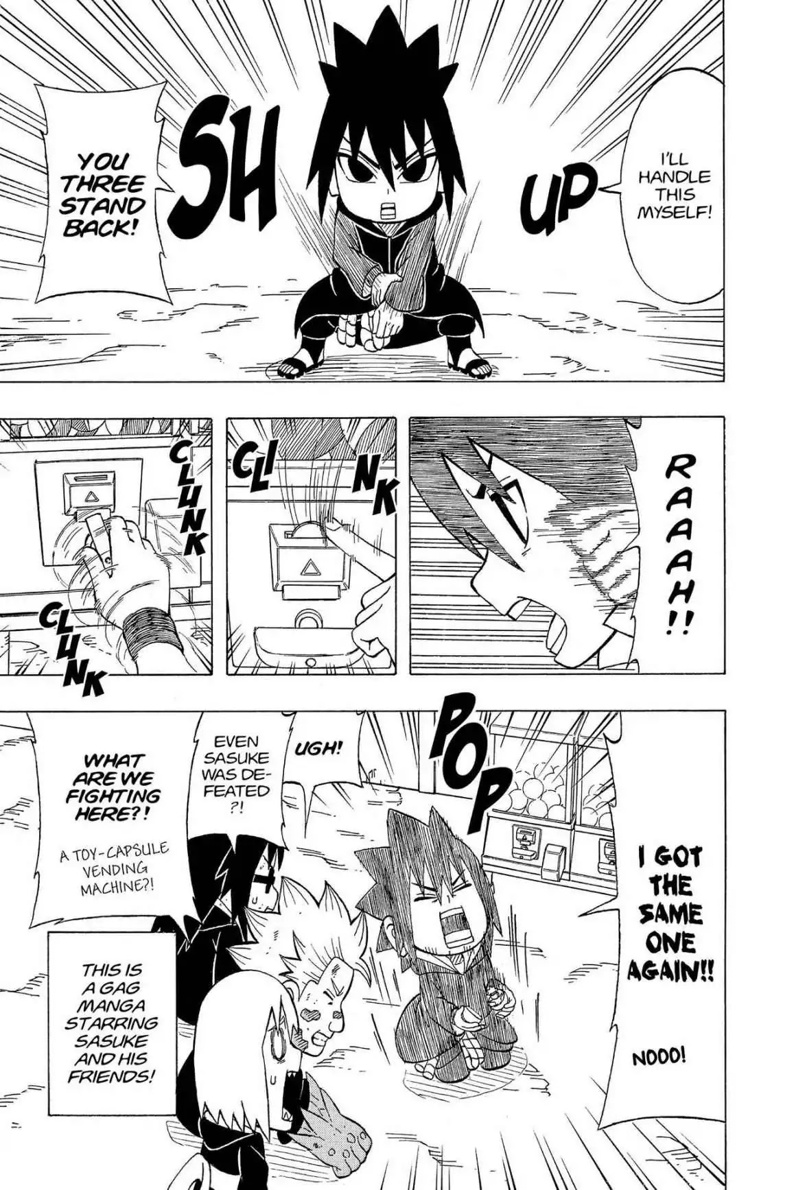 Naruto: Chibi Sasuke's Sharingan Legend Chapter 11 page 3 - Chapter 11: Sasuke VS.XXX!!