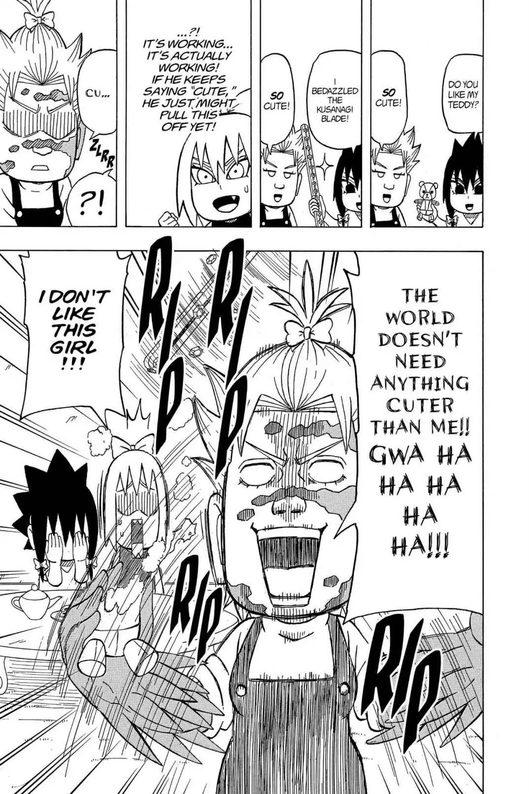 Naruto: Chibi Sasuke's Sharingan Legend Chapter 12 page 4 - Chapter 12: Uchiha Sasuko!!