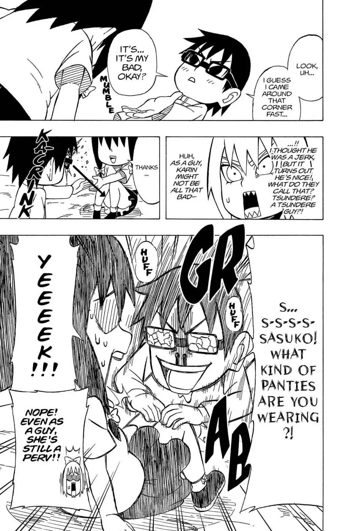 Naruto: Chibi Sasuke's Sharingan Legend Chapter 12 page 6 - Chapter 12: Uchiha Sasuko!!