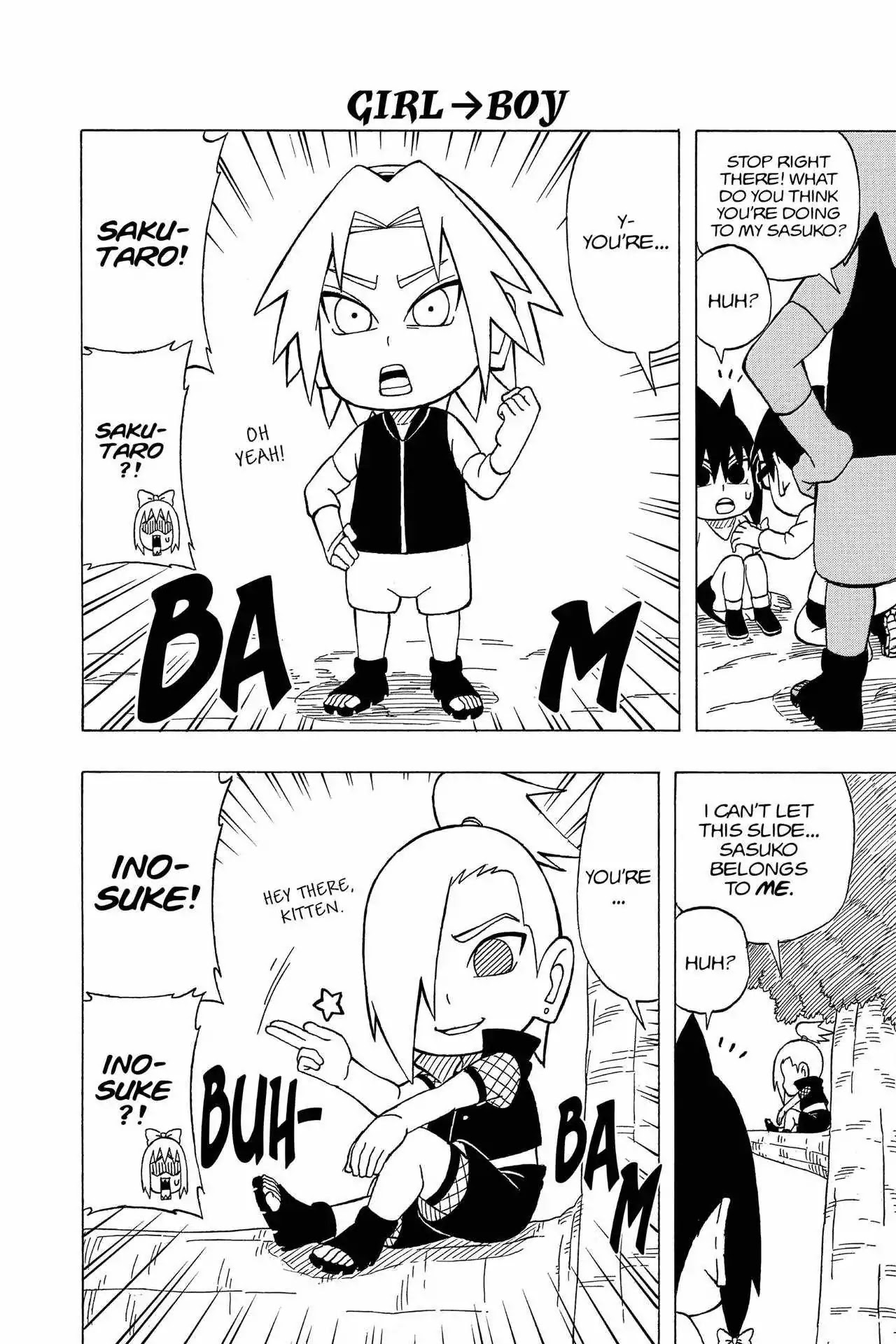 Naruto: Chibi Sasuke's Sharingan Legend Chapter 12 page 7 - Chapter 12: Uchiha Sasuko!!