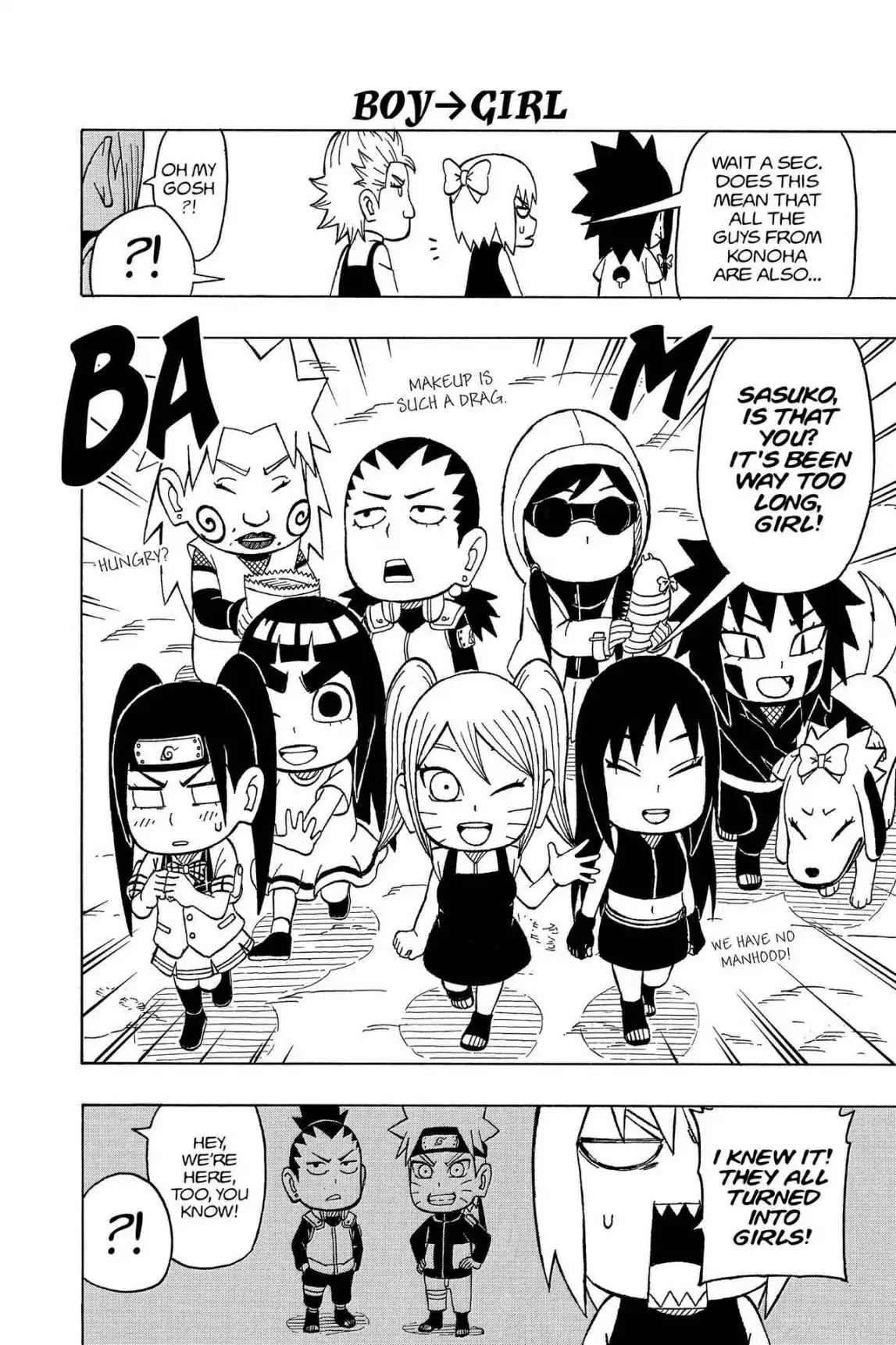 Naruto: Chibi Sasuke's Sharingan Legend Chapter 12 page 9 - Chapter 12: Uchiha Sasuko!!