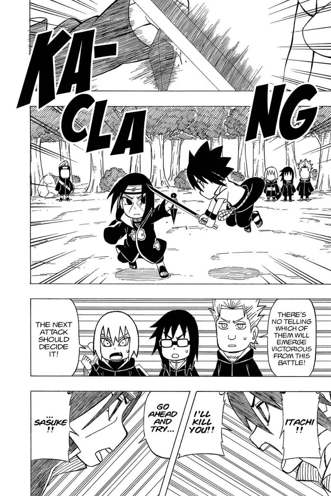Naruto: Chibi Sasuke's Sharingan Legend Chapter 13 page 2 - Chapter 13: Two-Man Cell!!