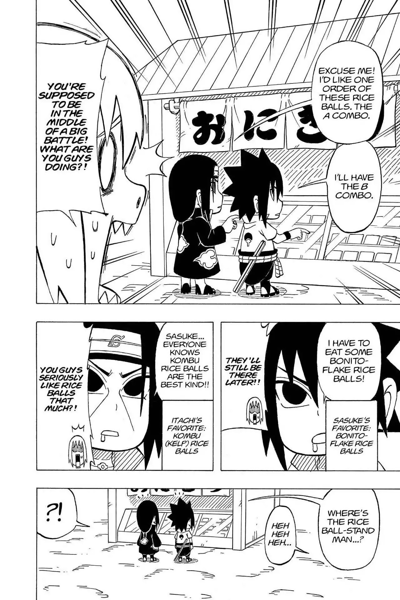 Naruto: Chibi Sasuke's Sharingan Legend Chapter 13 page 4 - Chapter 13: Two-Man Cell!!