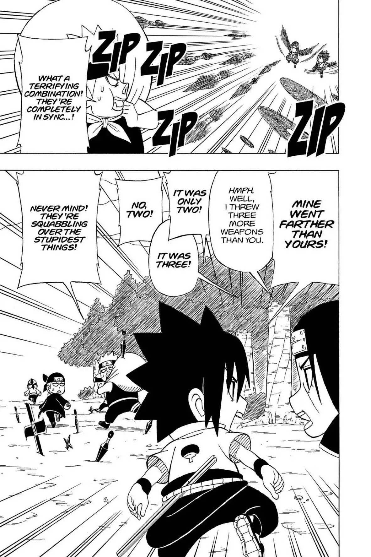 Naruto: Chibi Sasuke's Sharingan Legend Chapter 13 page 7 - Chapter 13: Two-Man Cell!!