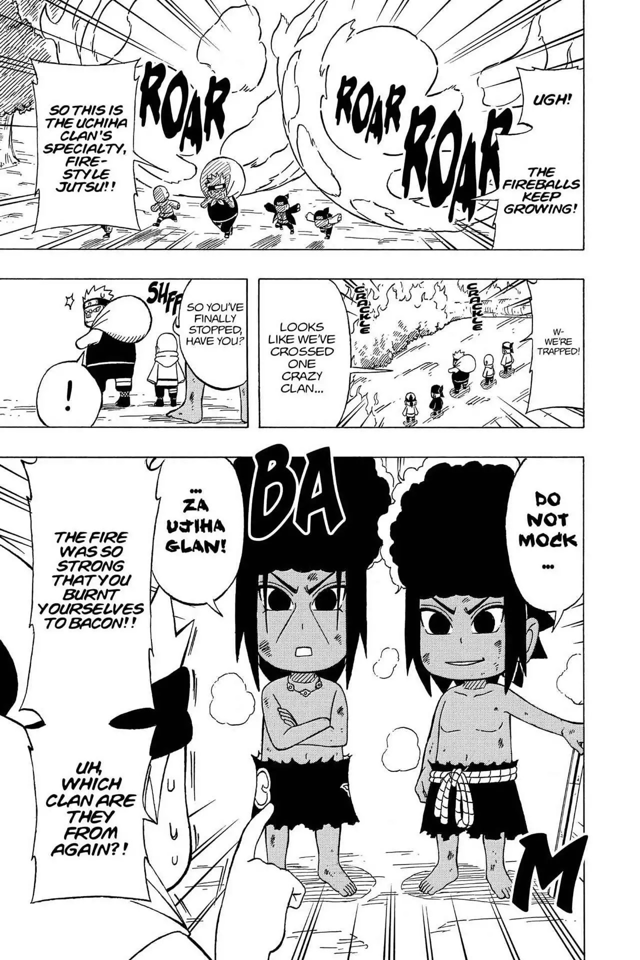 Naruto: Chibi Sasuke's Sharingan Legend Chapter 13 page 9 - Chapter 13: Two-Man Cell!!