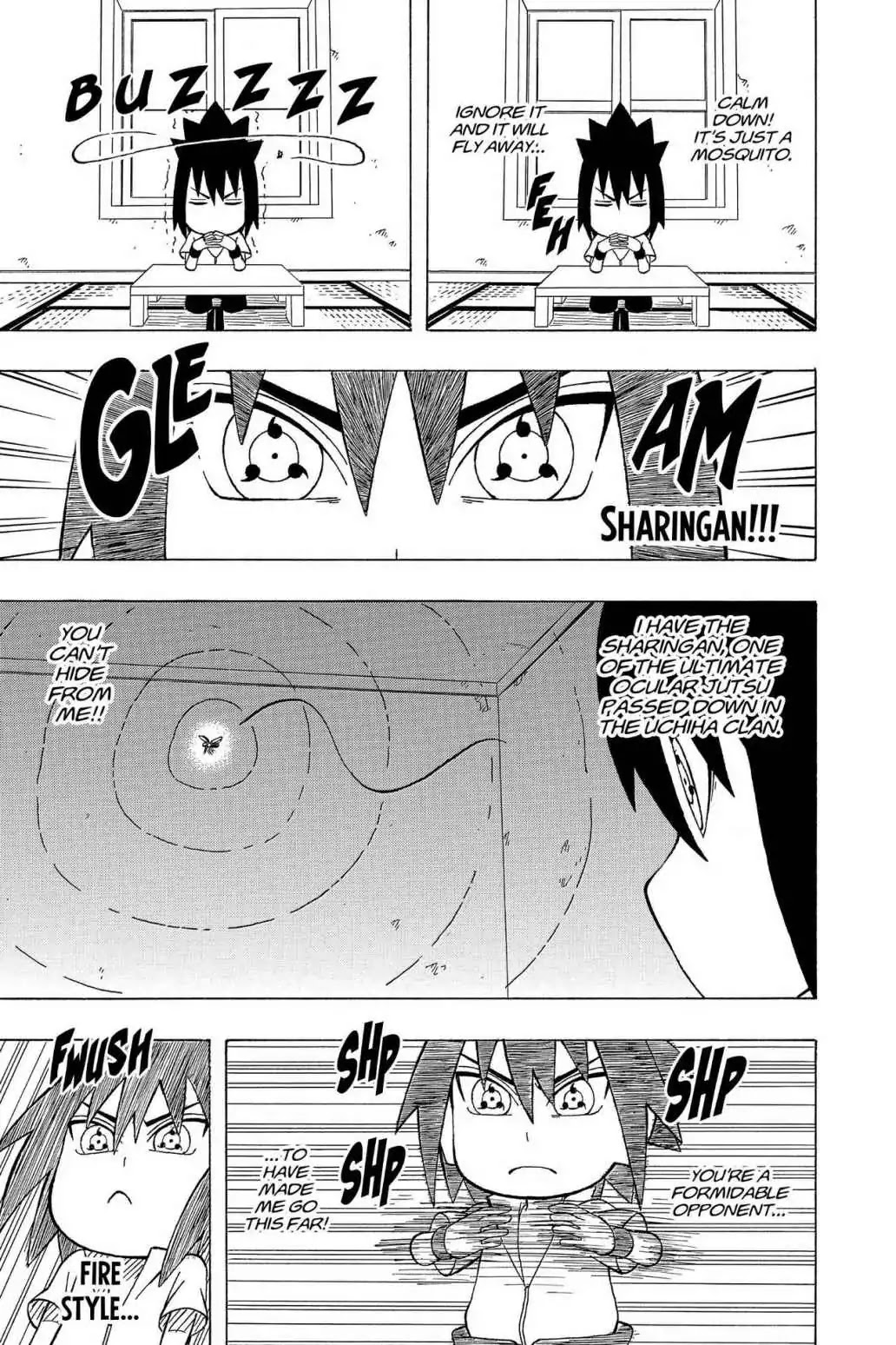 Naruto: Chibi Sasuke's Sharingan Legend Chapter 14.5 page 20 - Volume 2 Special: Mini Manga