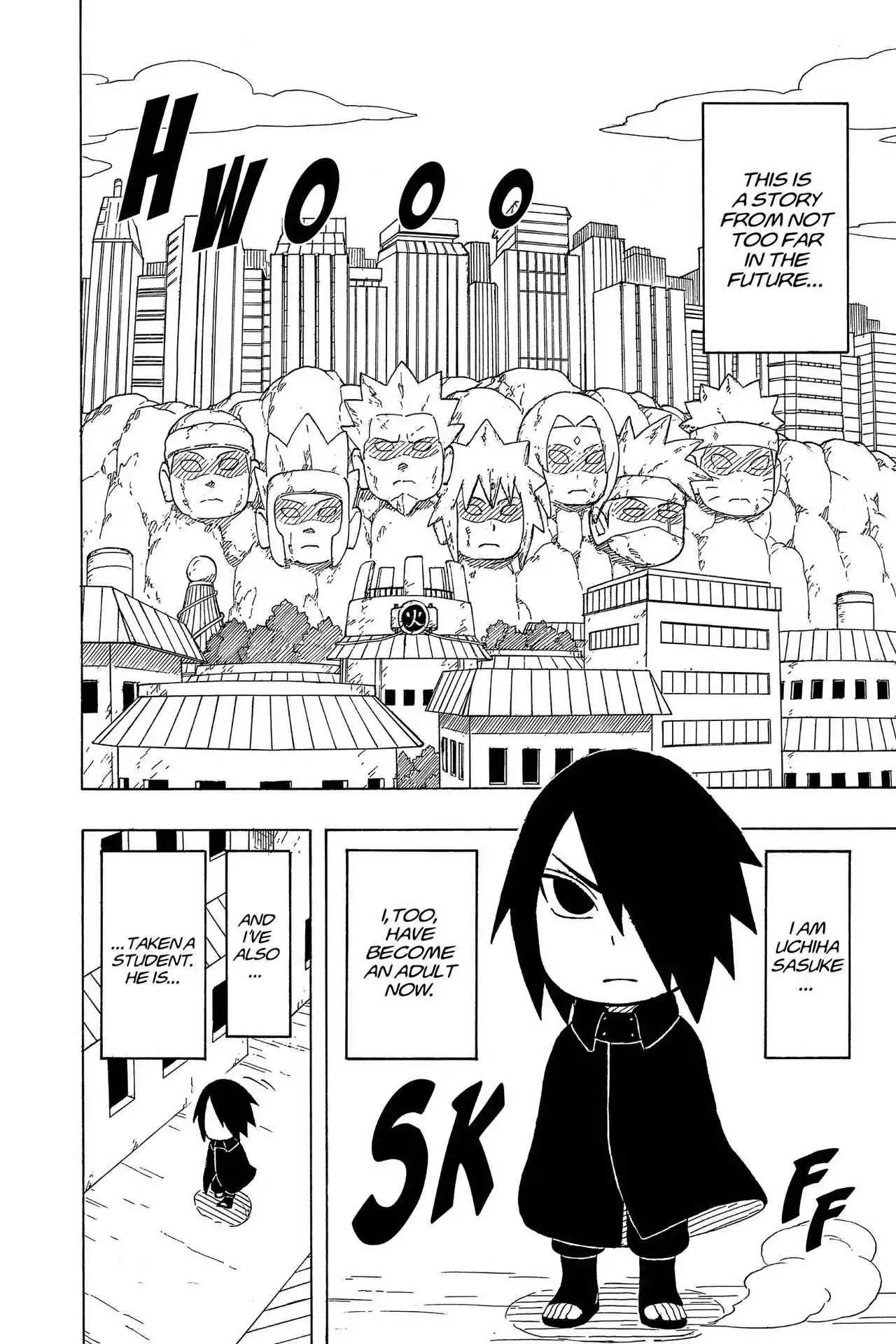 Naruto: Chibi Sasuke's Sharingan Legend Chapter 14.5 page 3 - Volume 2 Special: Mini Manga
