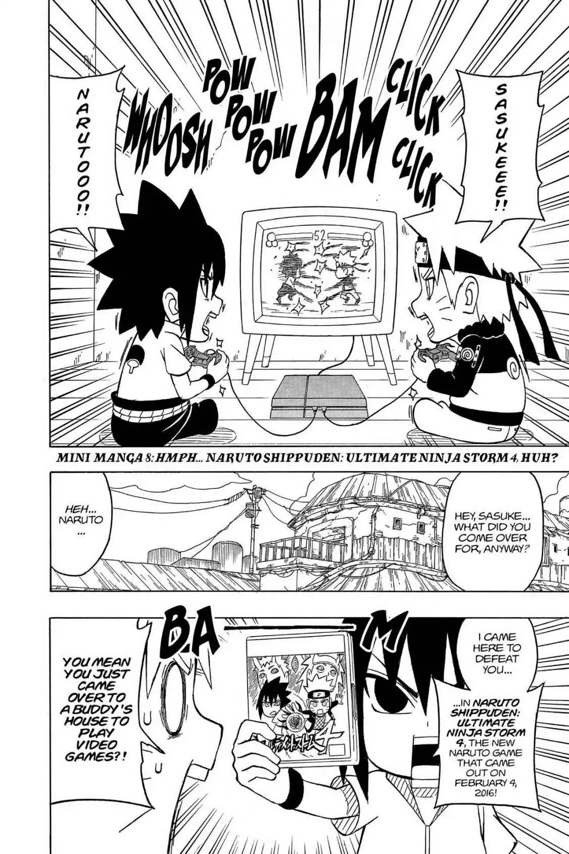 Naruto: Chibi Sasuke's Sharingan Legend Chapter 14.5 page 33 - Volume 2 Special: Mini Manga