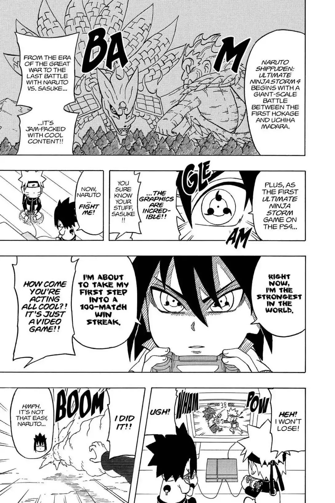 Naruto: Chibi Sasuke's Sharingan Legend Chapter 14.5 page 34 - Volume 2 Special: Mini Manga