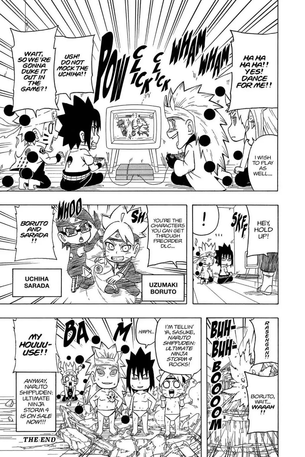 Naruto: Chibi Sasuke's Sharingan Legend Chapter 14.5 page 38 - Volume 2 Special: Mini Manga
