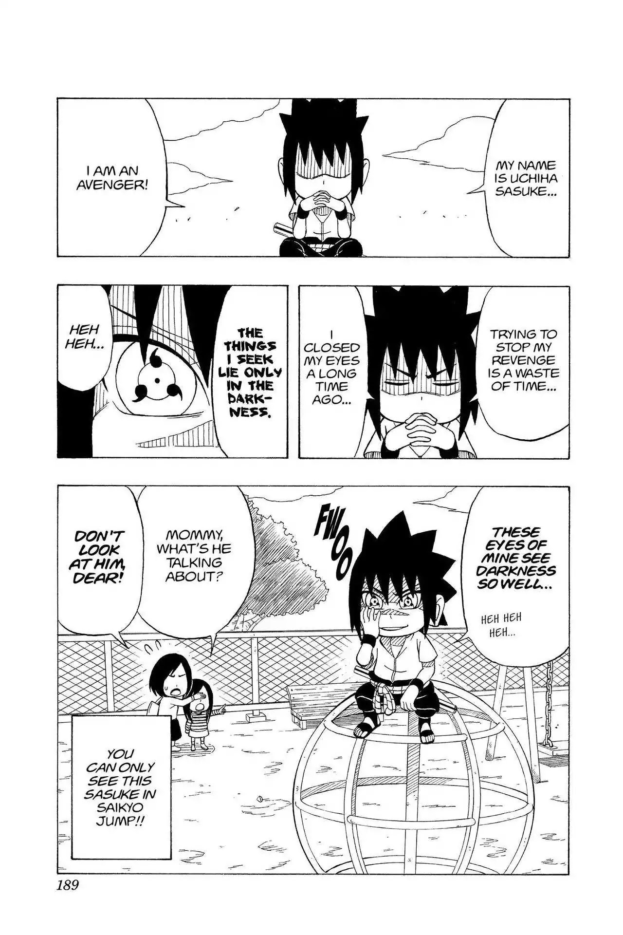 Naruto: Chibi Sasuke's Sharingan Legend Chapter 14.5 page 40 - Volume 2 Special: Mini Manga